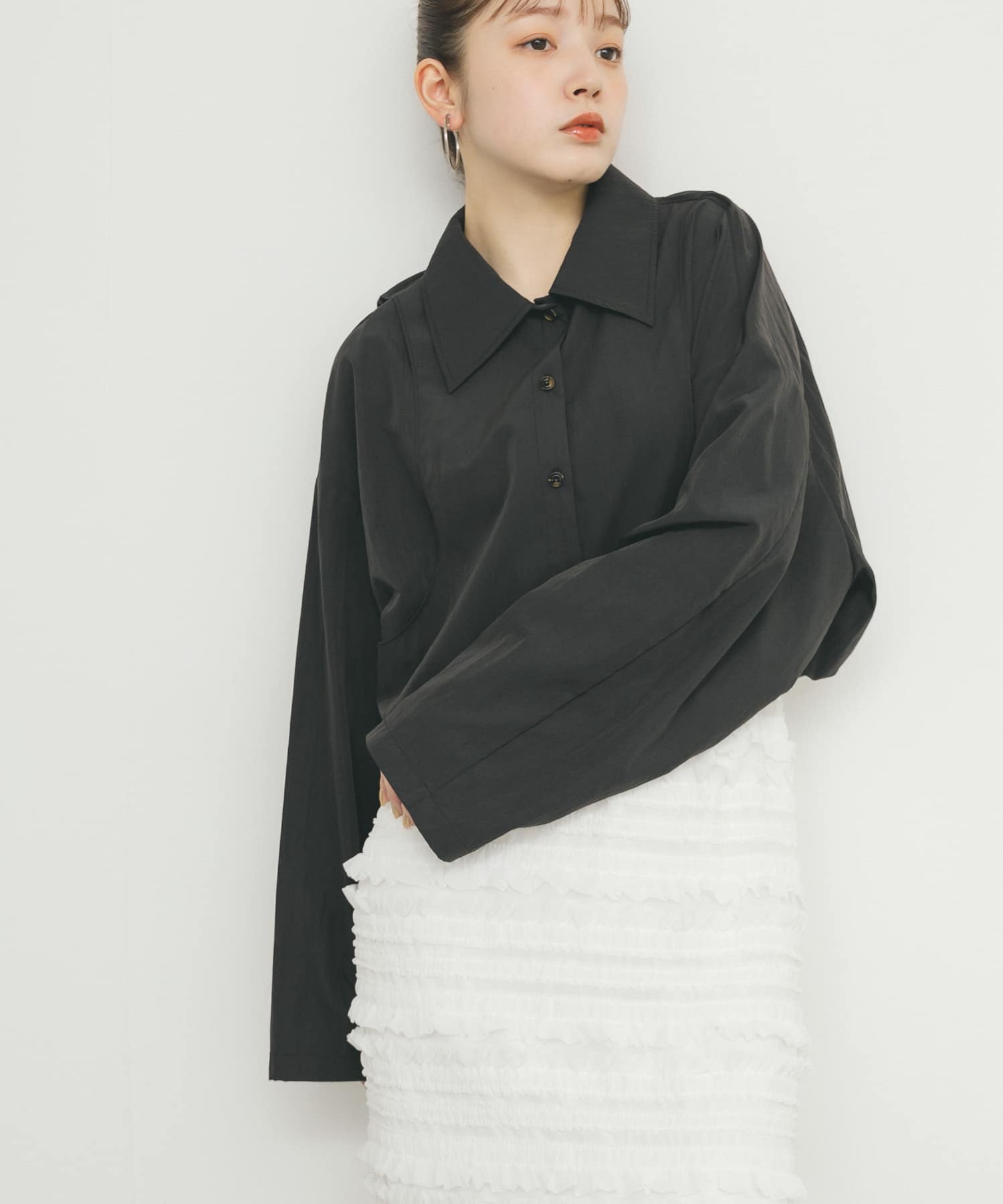 身長：160cm サイズ：one