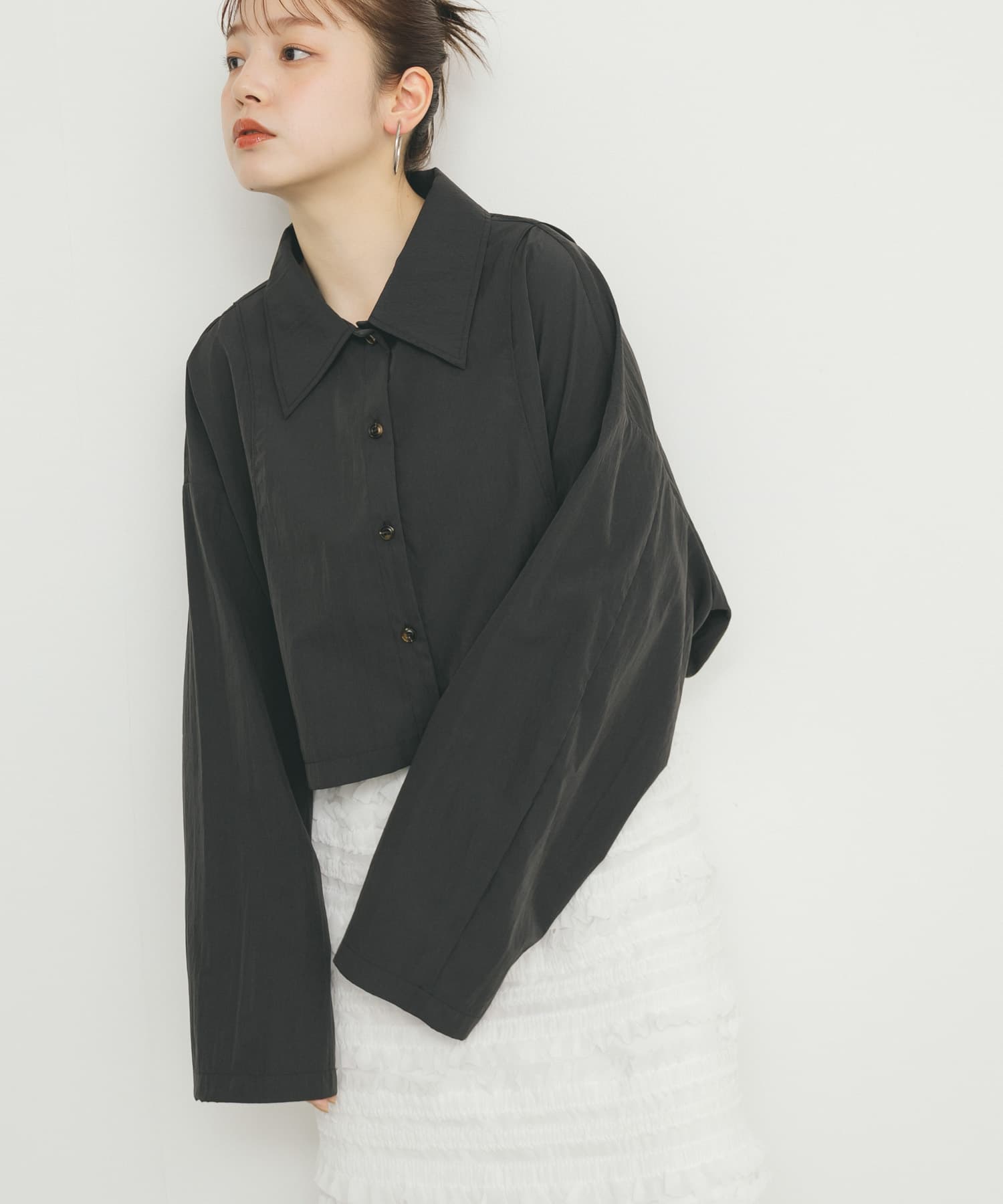 身長：160cm サイズ：one