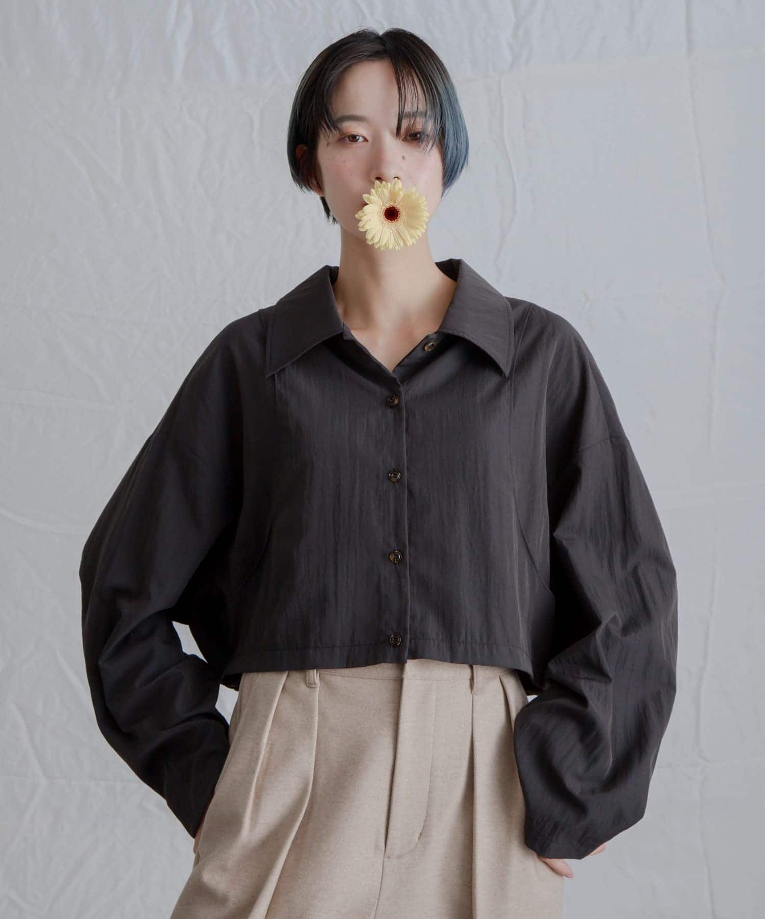 身長：159cm サイズ：one