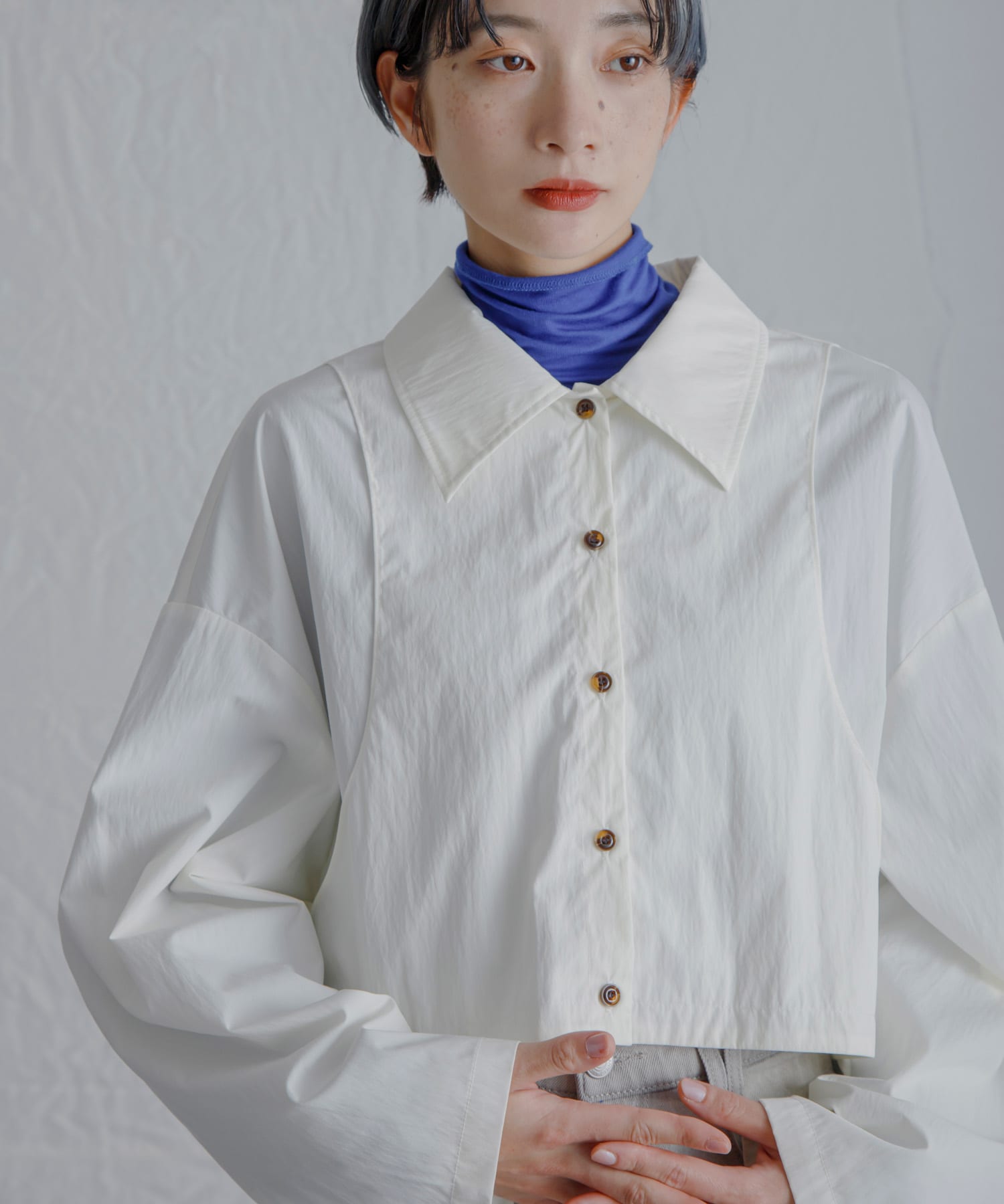 身長：159cm サイズ：one