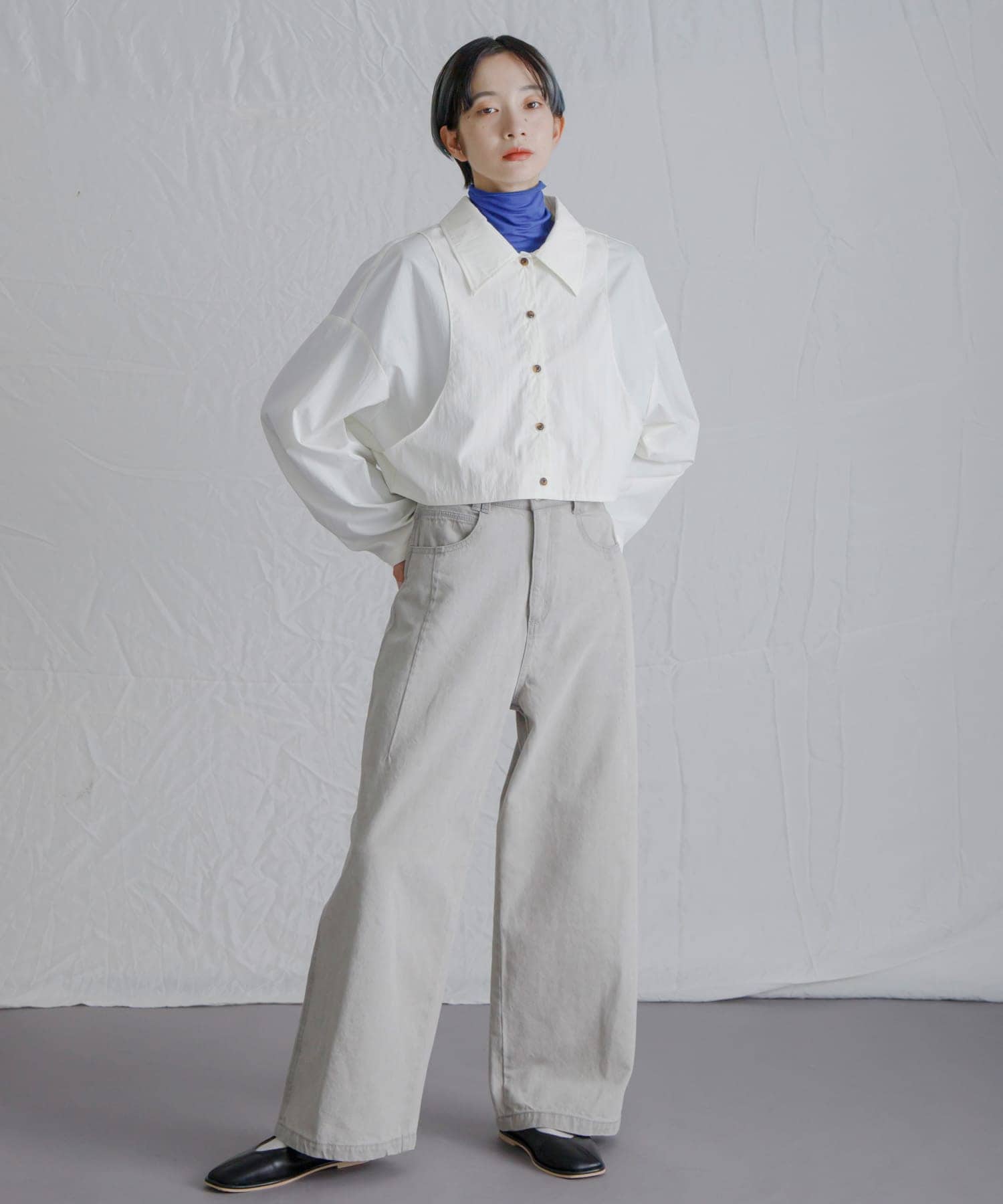 身長：159cm サイズ：one