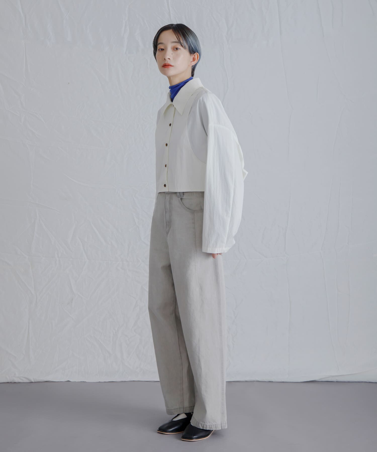 身長：159cm サイズ：one