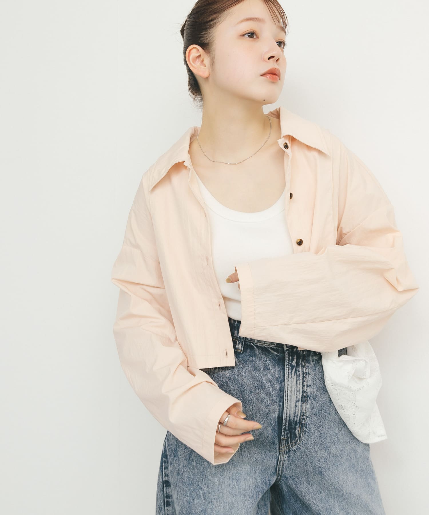 身長：160cm サイズ：one