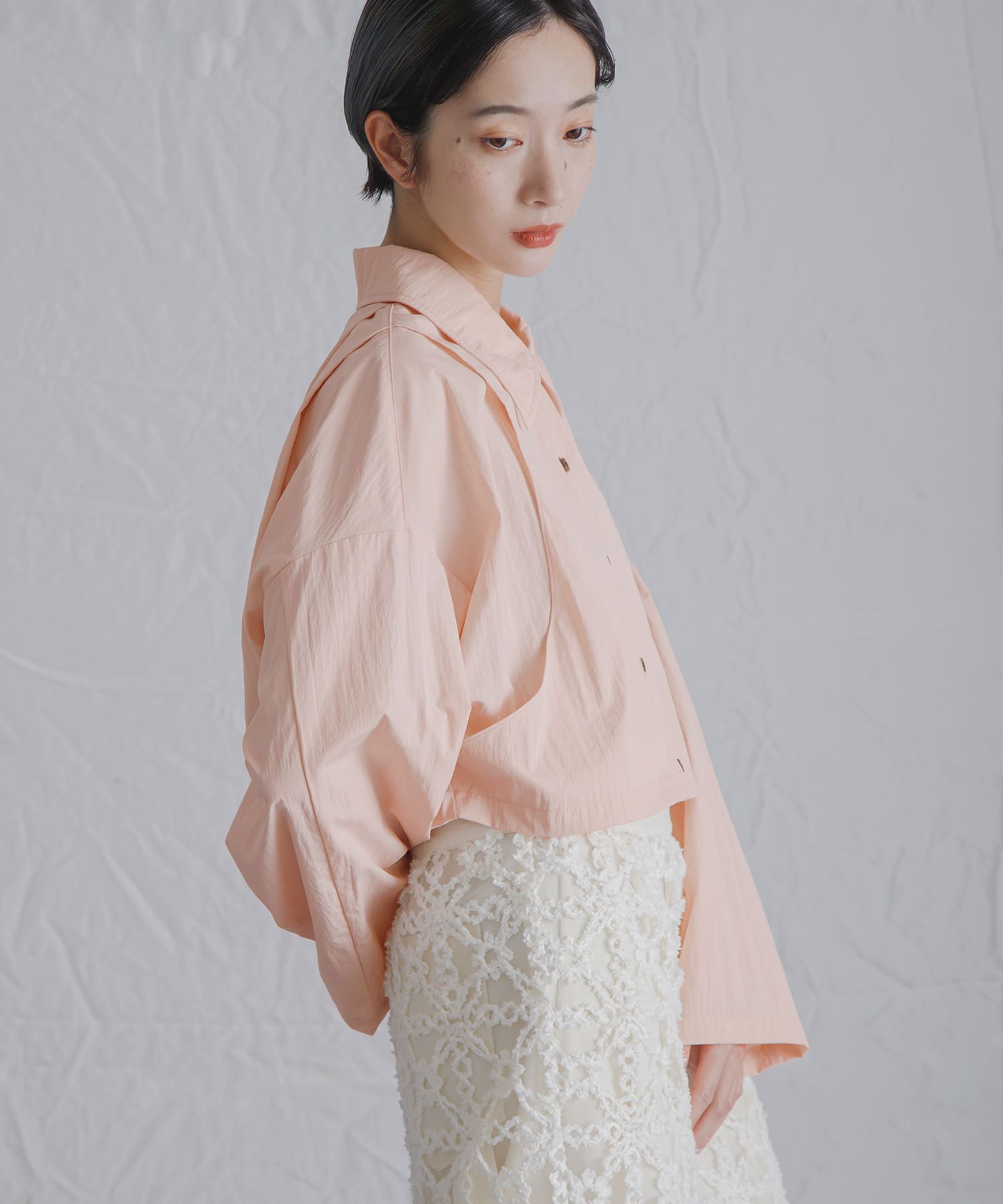 身長：159cm サイズ：one