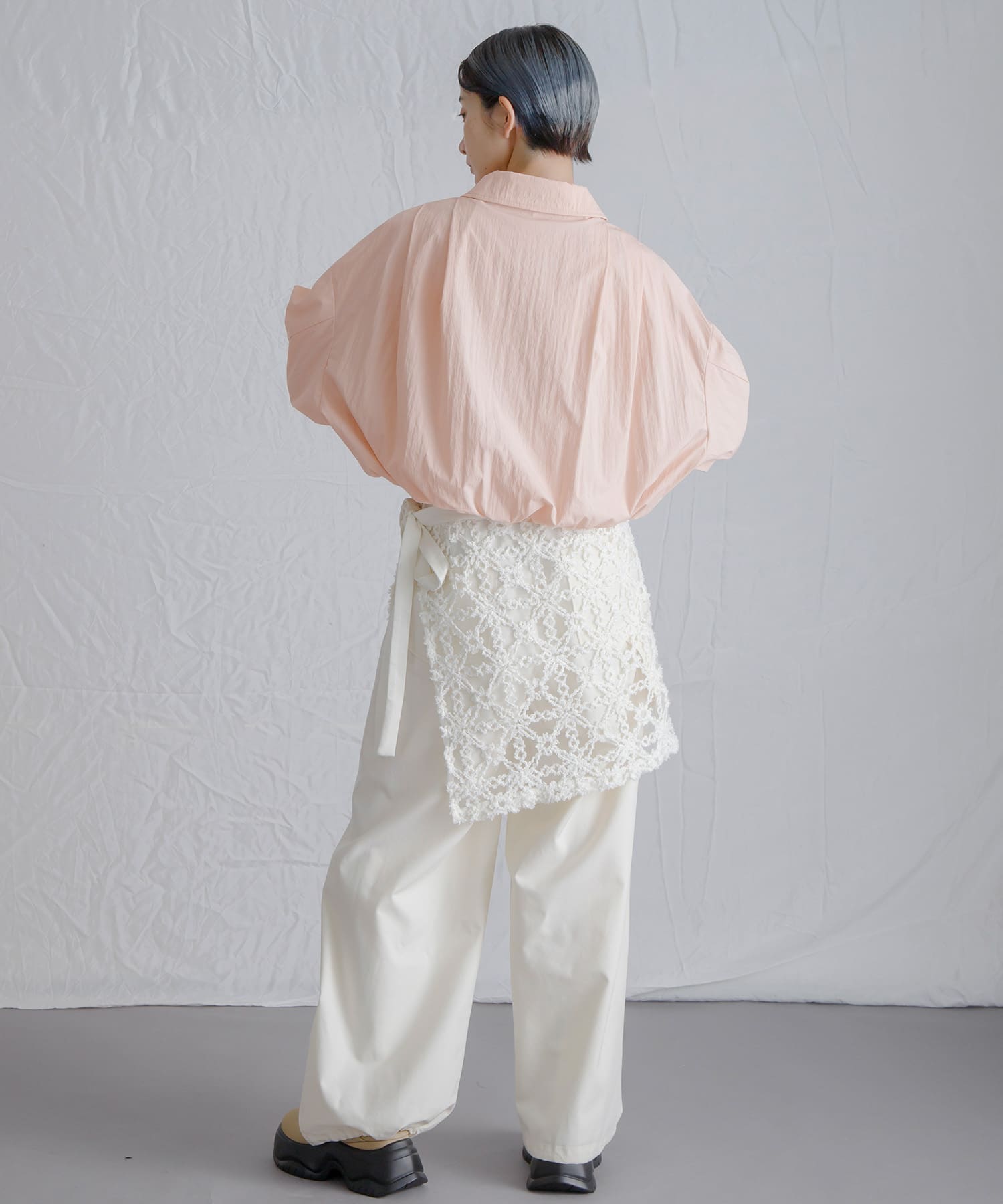 身長：159cm サイズ：one