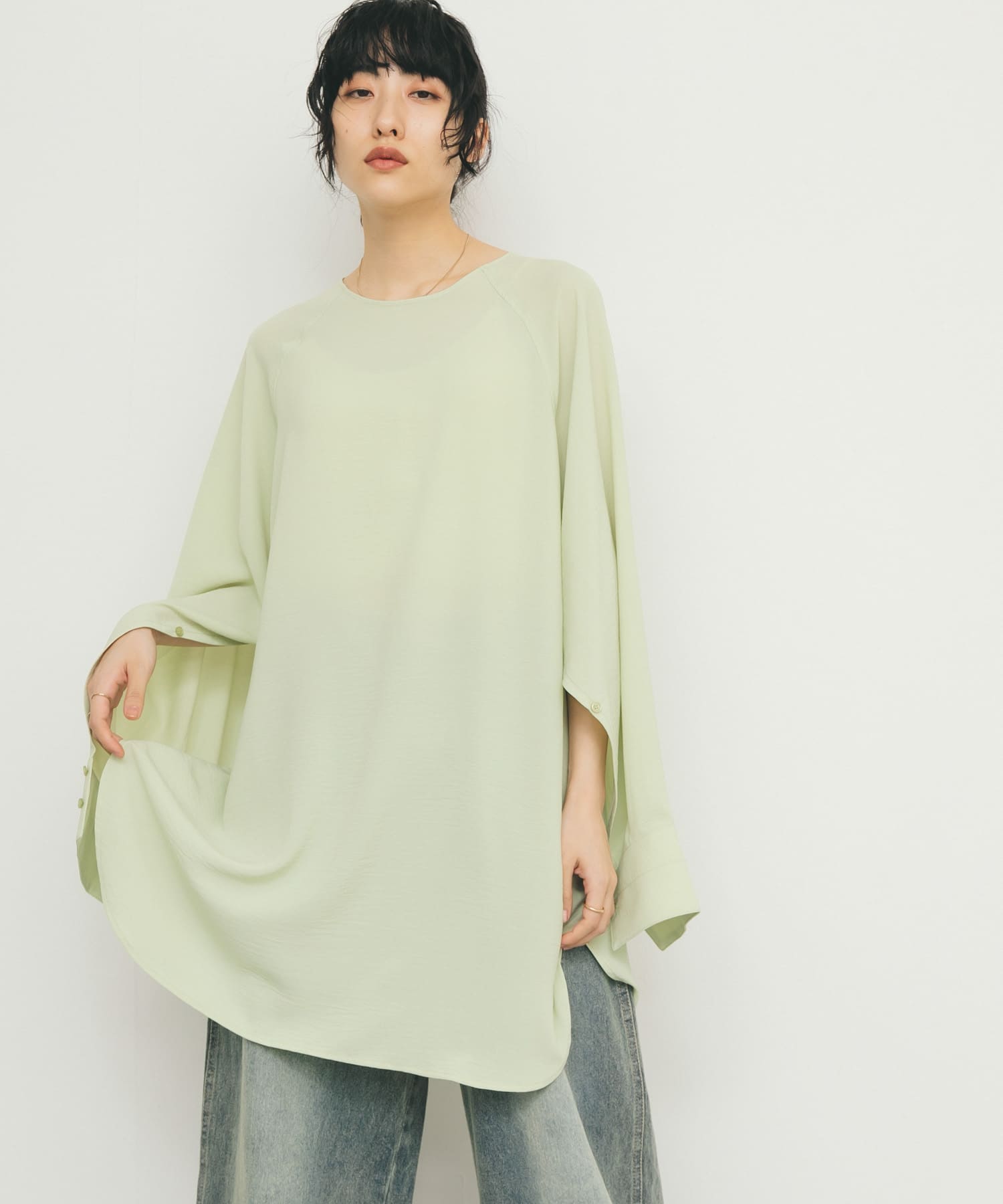 身長：160cm サイズ：one