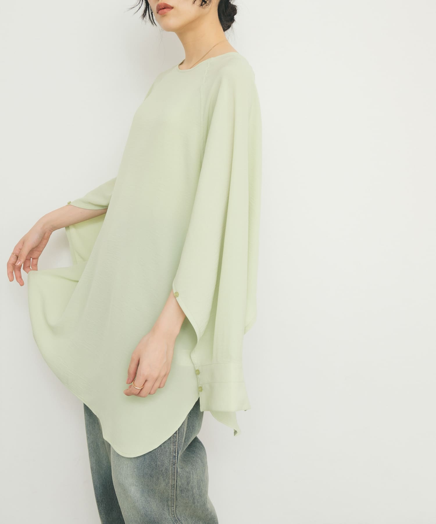 身長：160cm サイズ：one