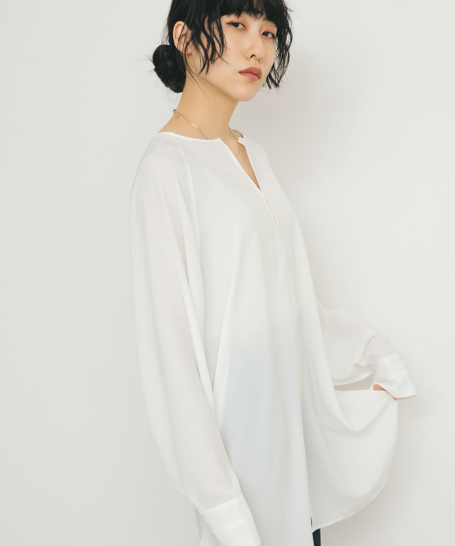身長：160cm サイズ：one