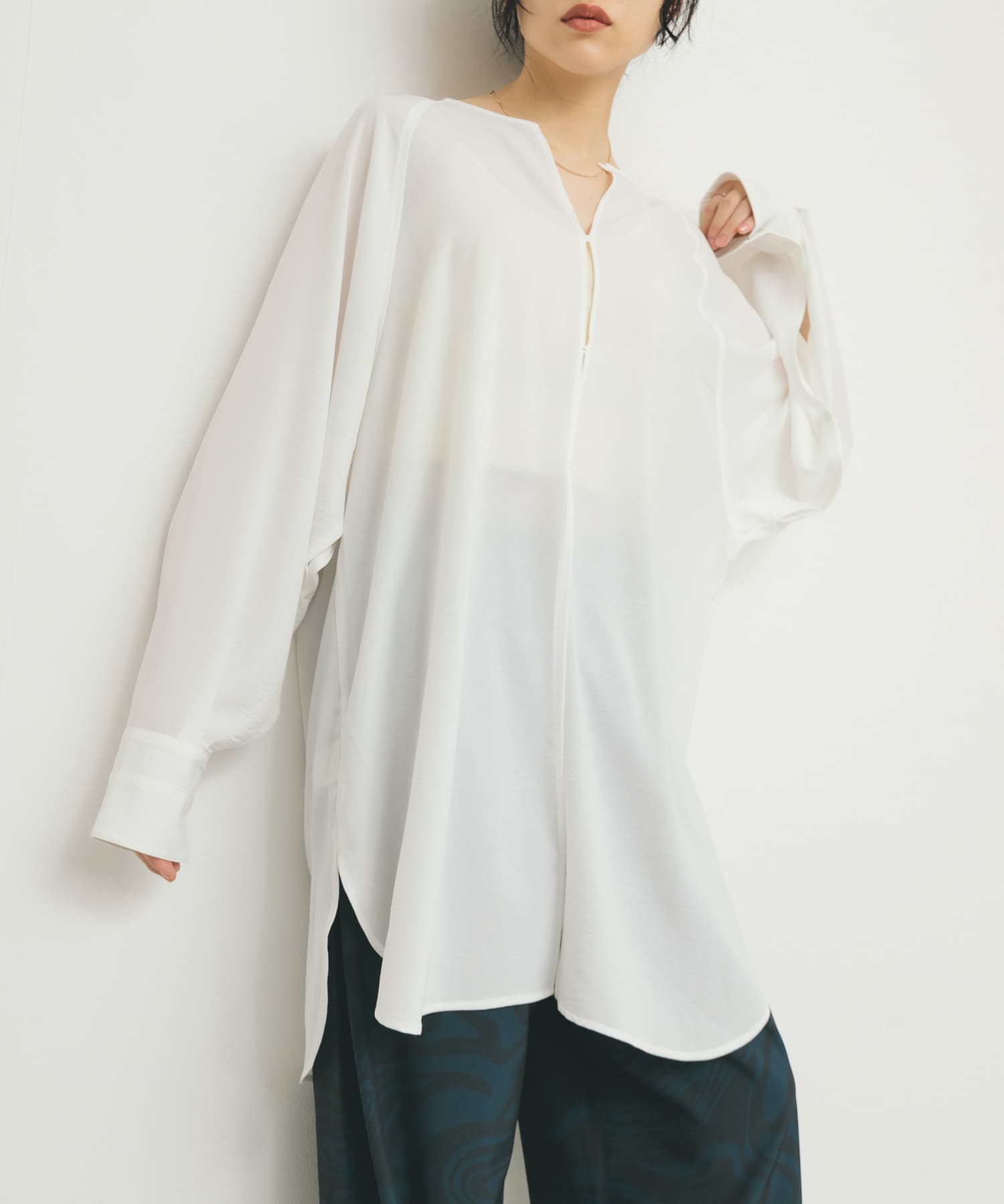 身長：160cm サイズ：one