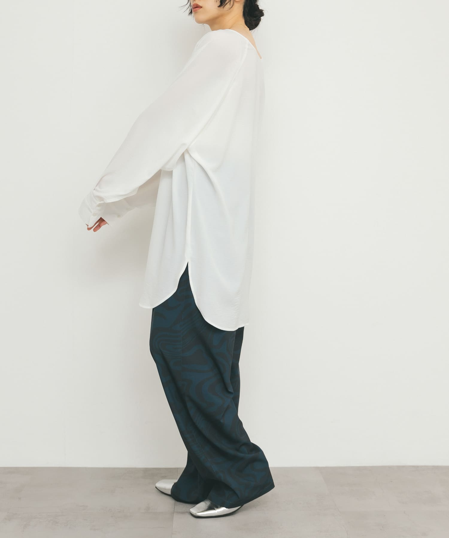 身長：160cm サイズ：one