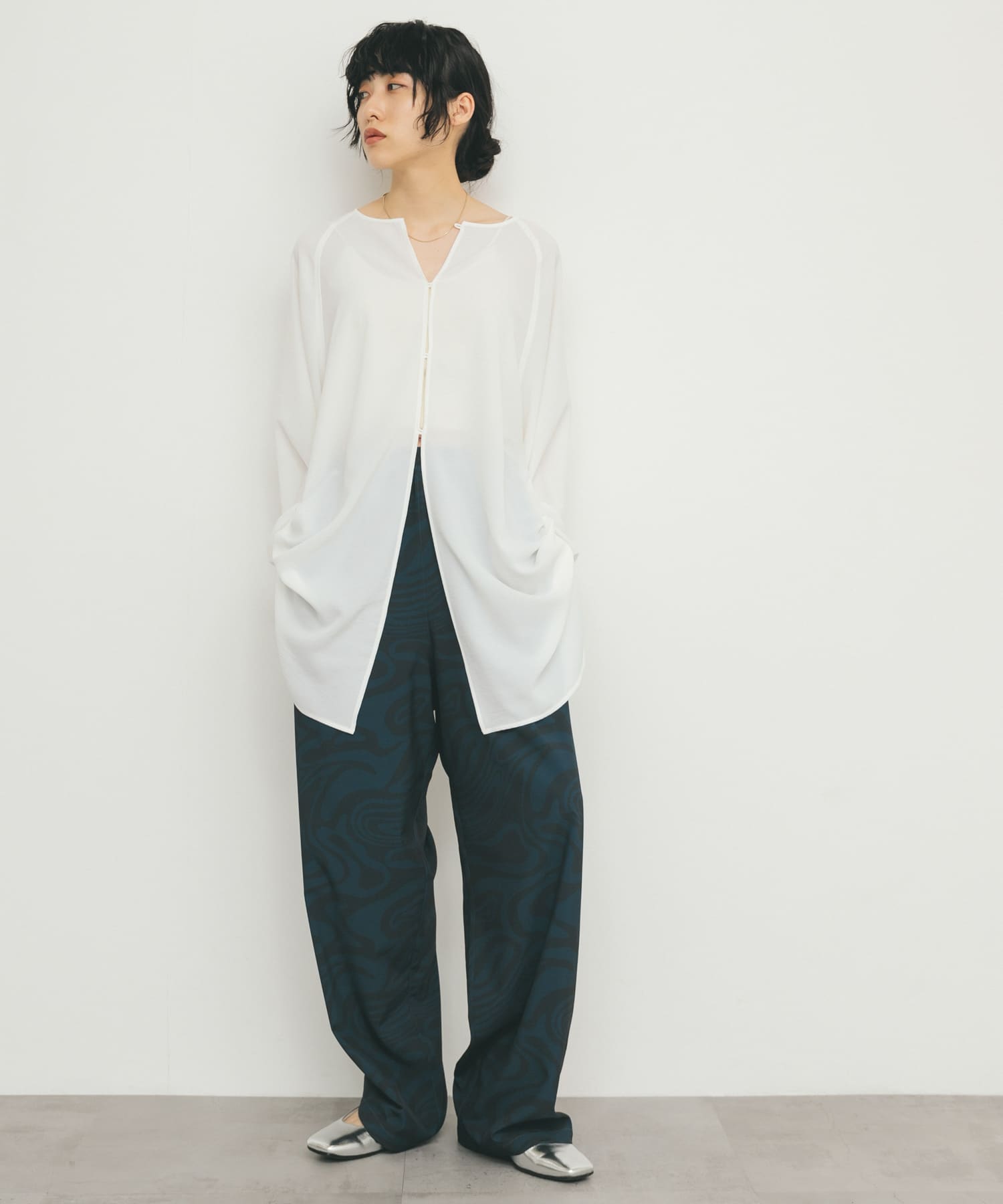 身長：160cm サイズ：one