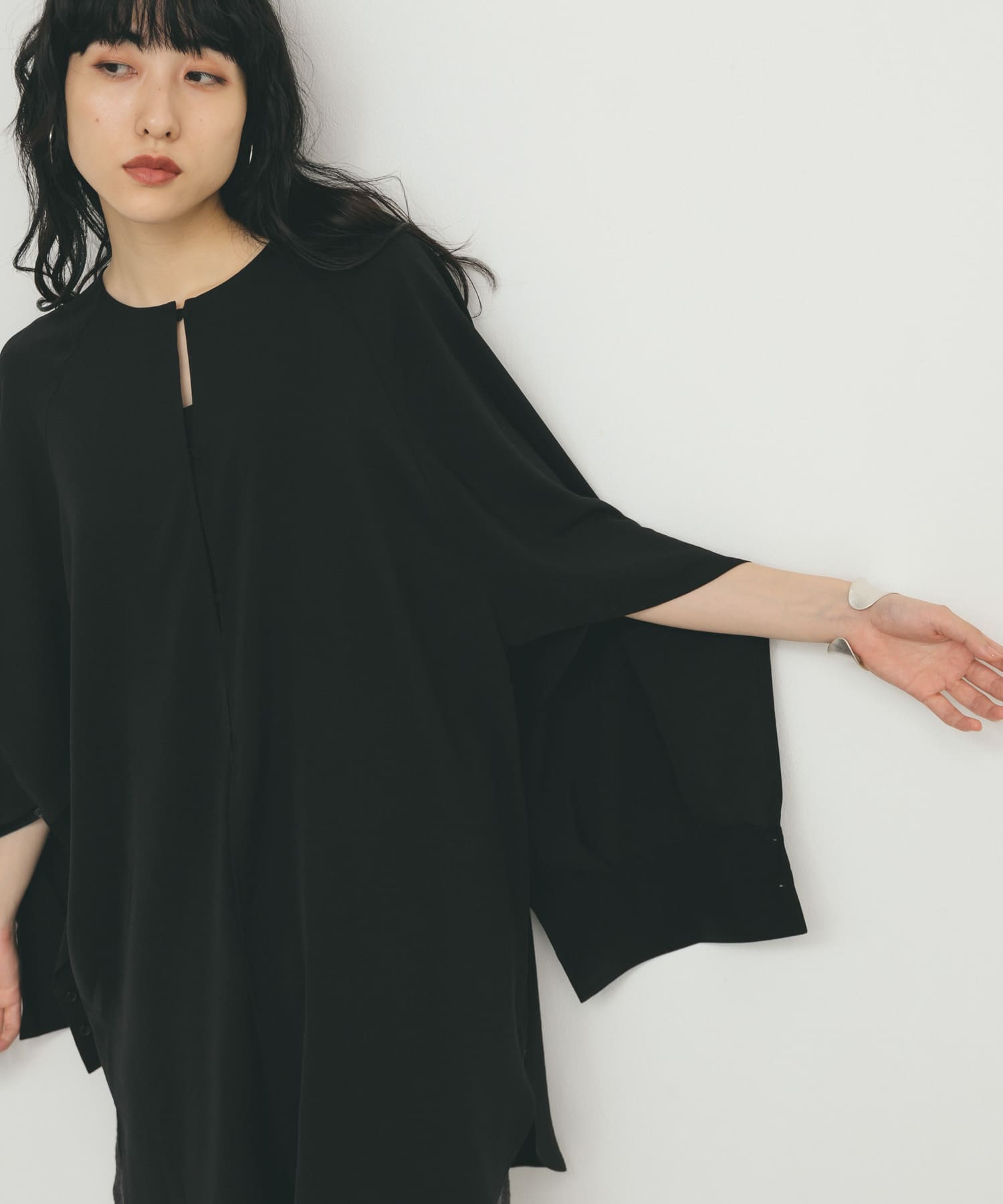 身長：160cm サイズ：one
