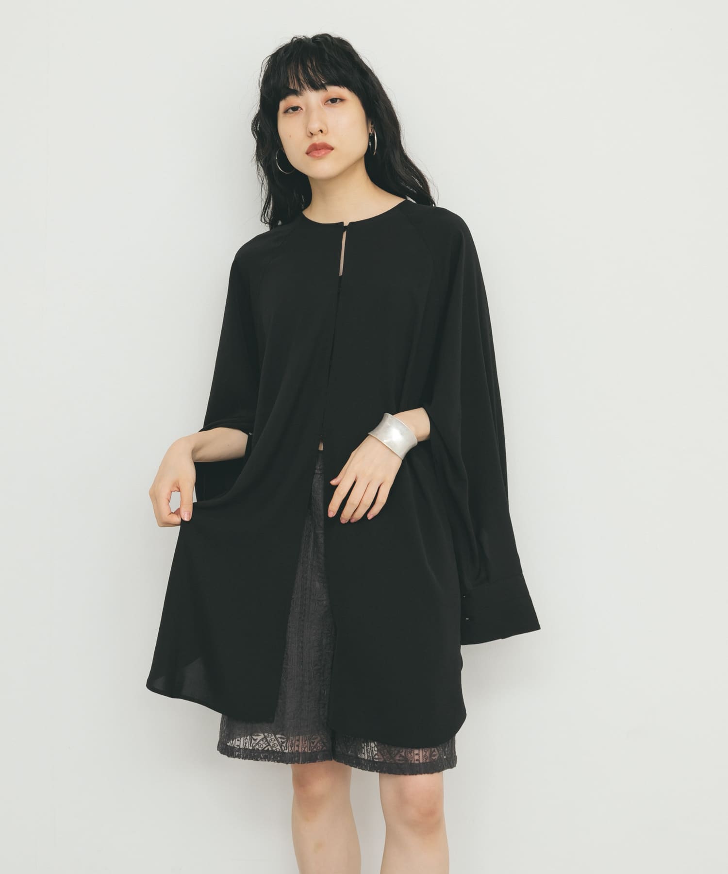 身長：160cm サイズ：one