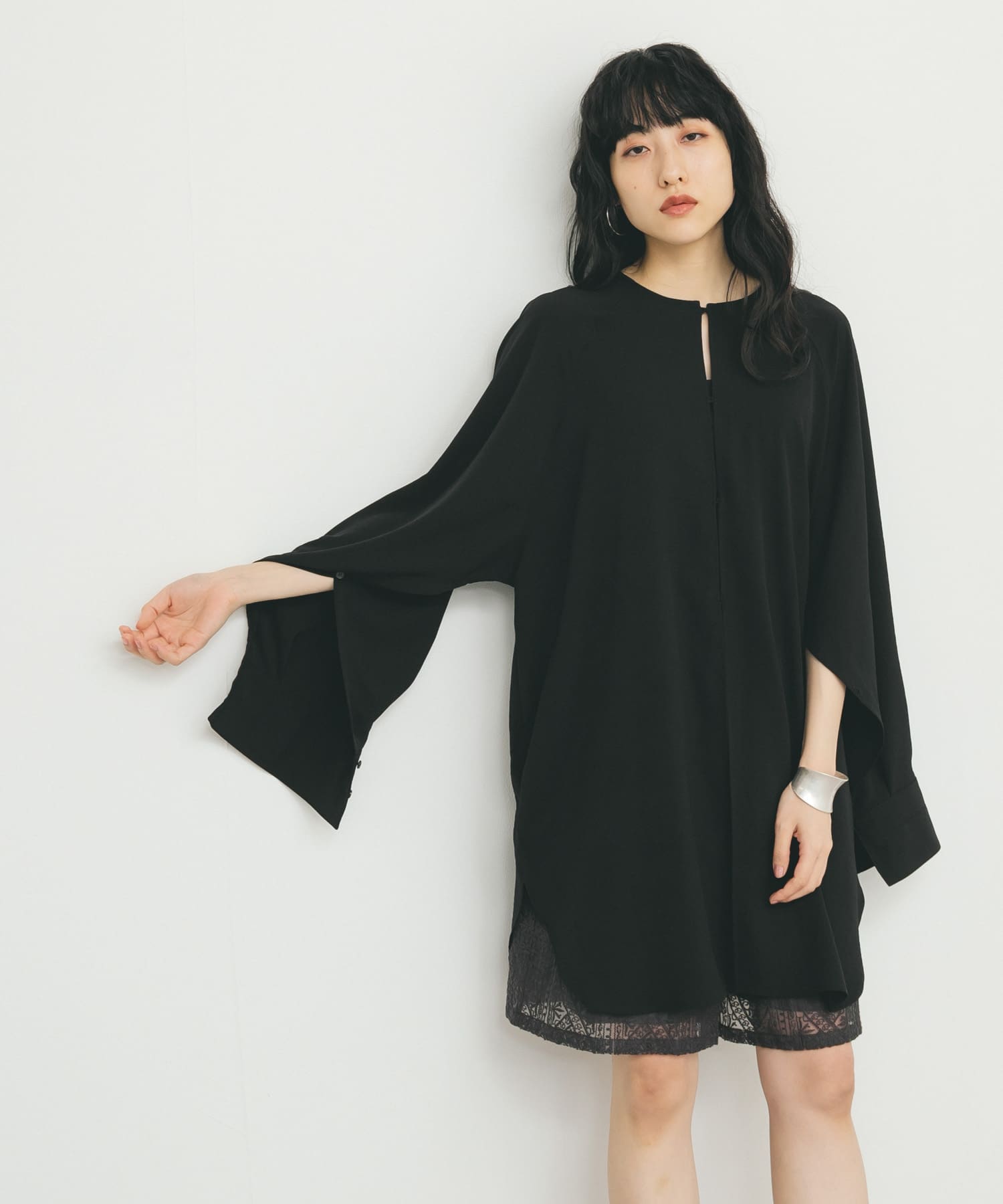 身長：160cm サイズ：one