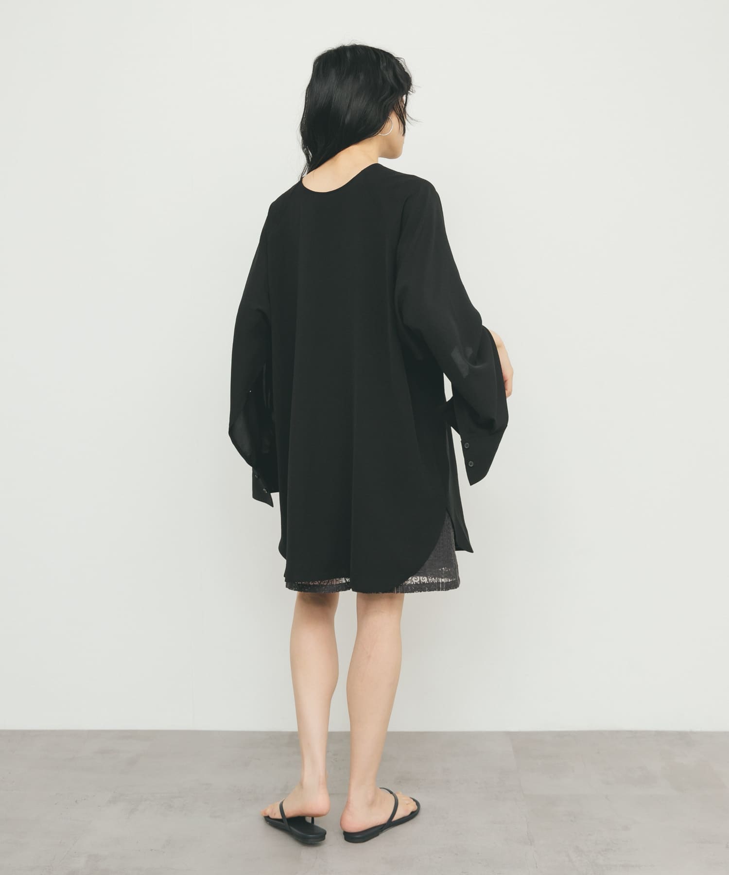 身長：160cm サイズ：one