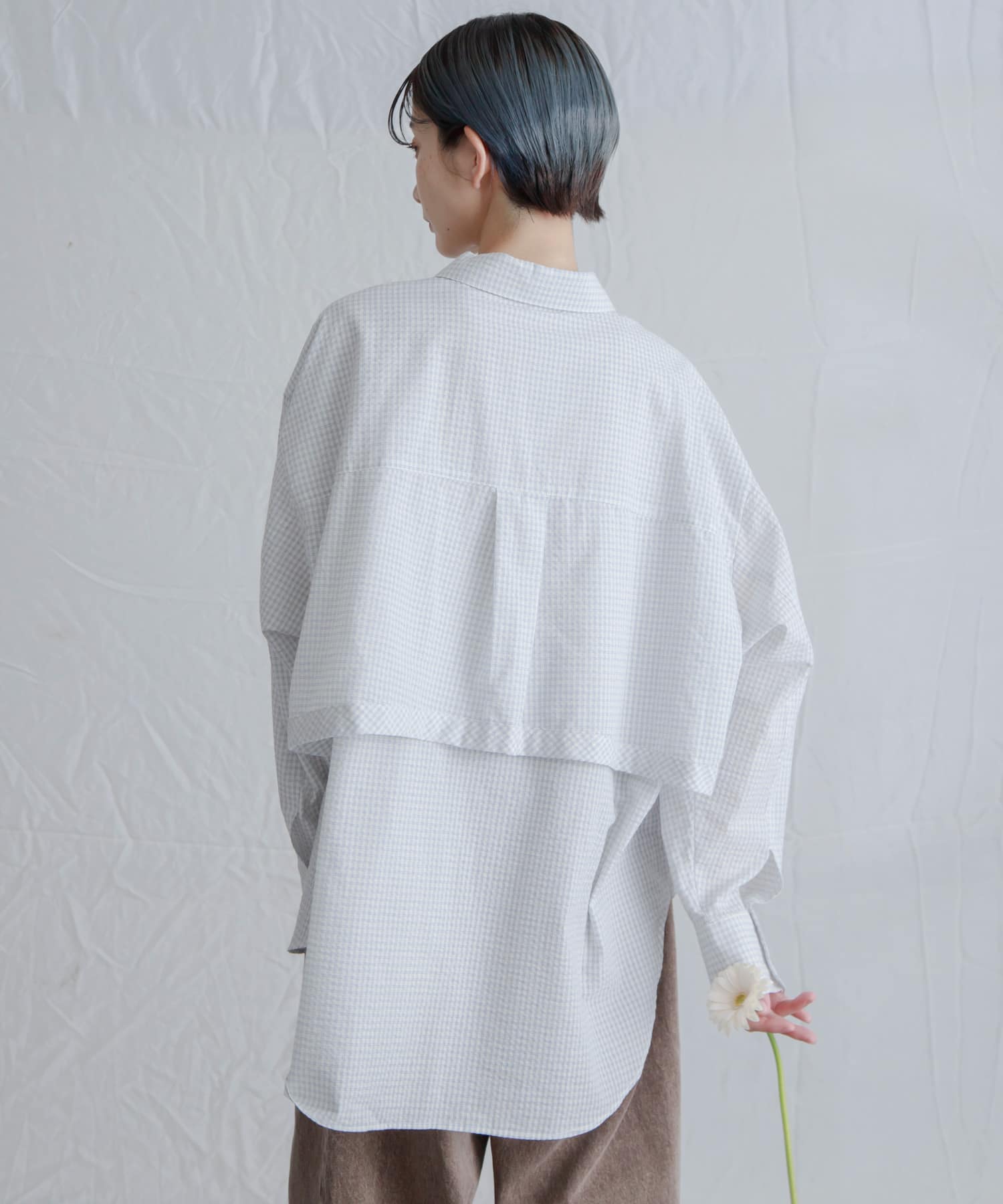 身長：159cm サイズ：one