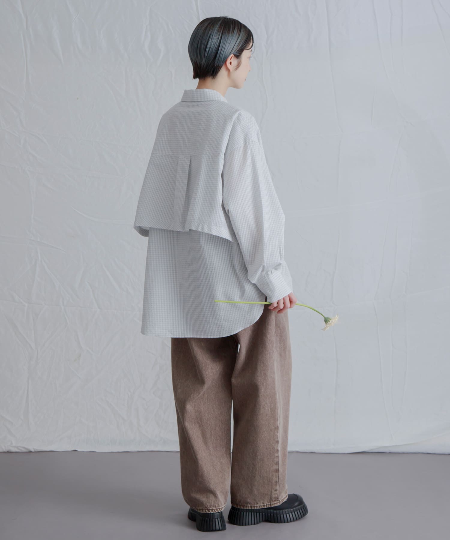 身長：159cm サイズ：one