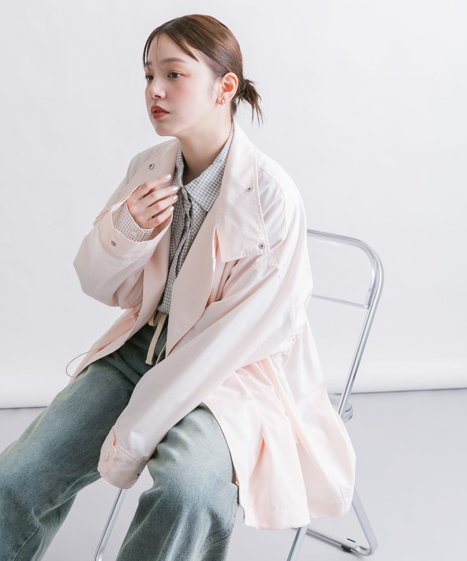 身長：160cm サイズ：one