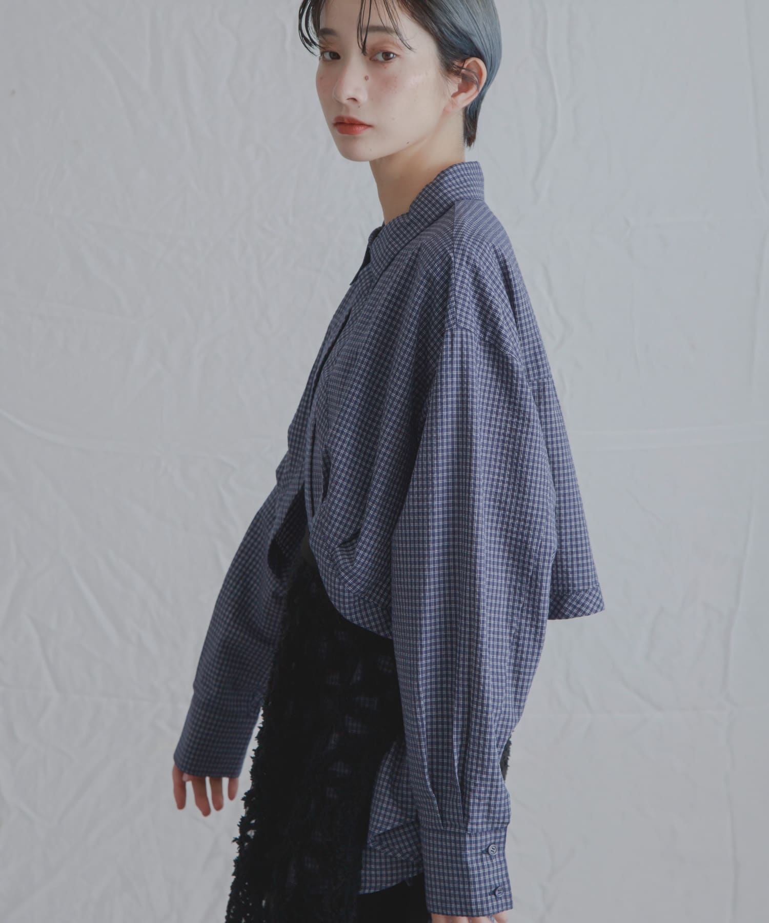 身長：159cm サイズ：one