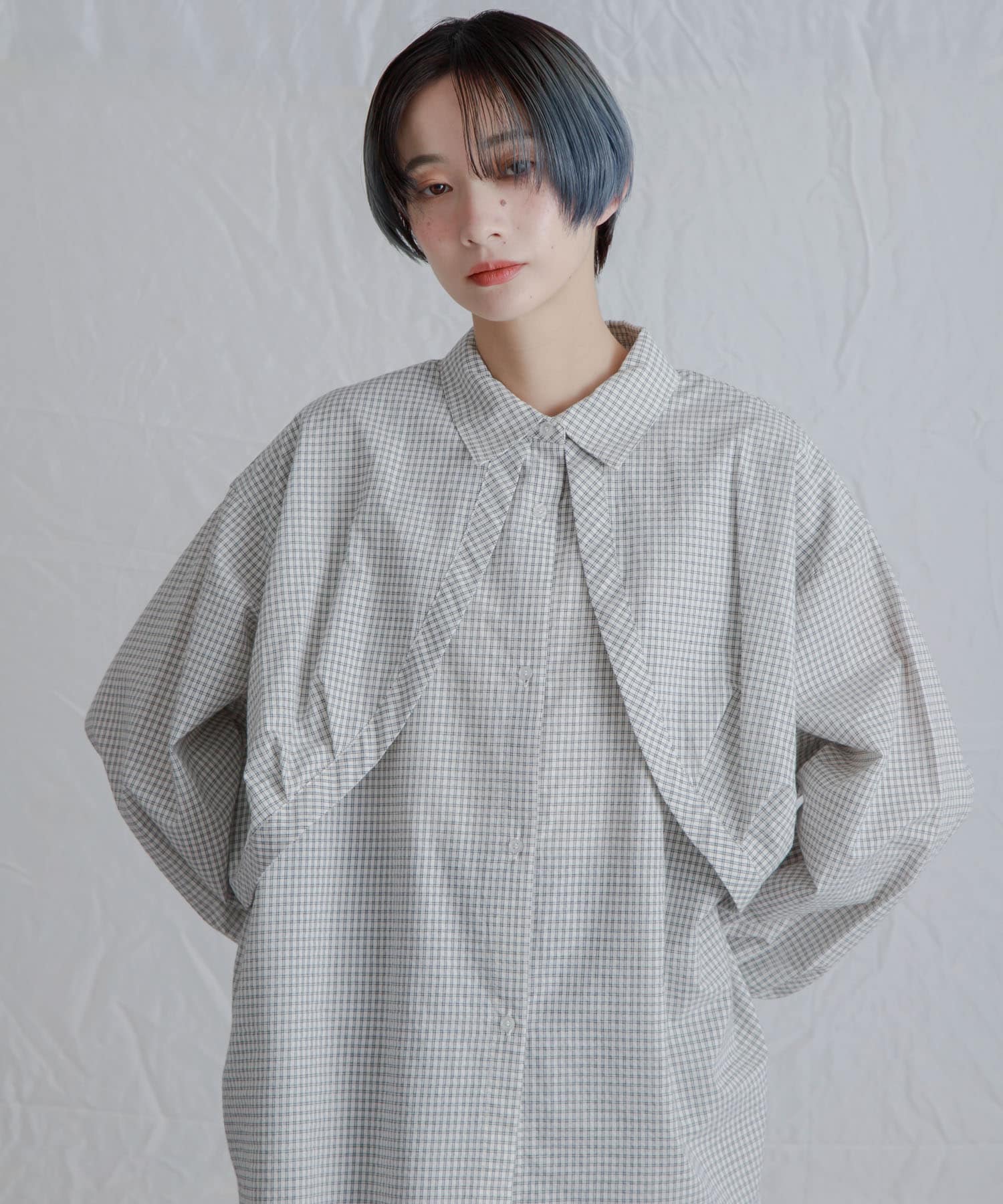 身長：159cm サイズ：one