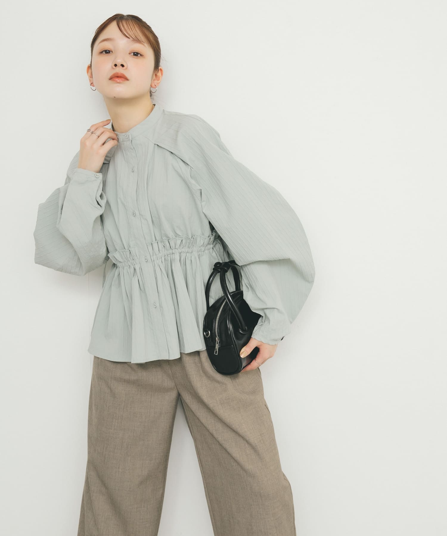 身長：160cm サイズ：one