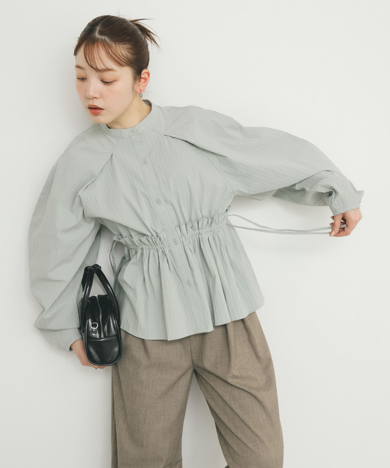 身長：160cm サイズ：one