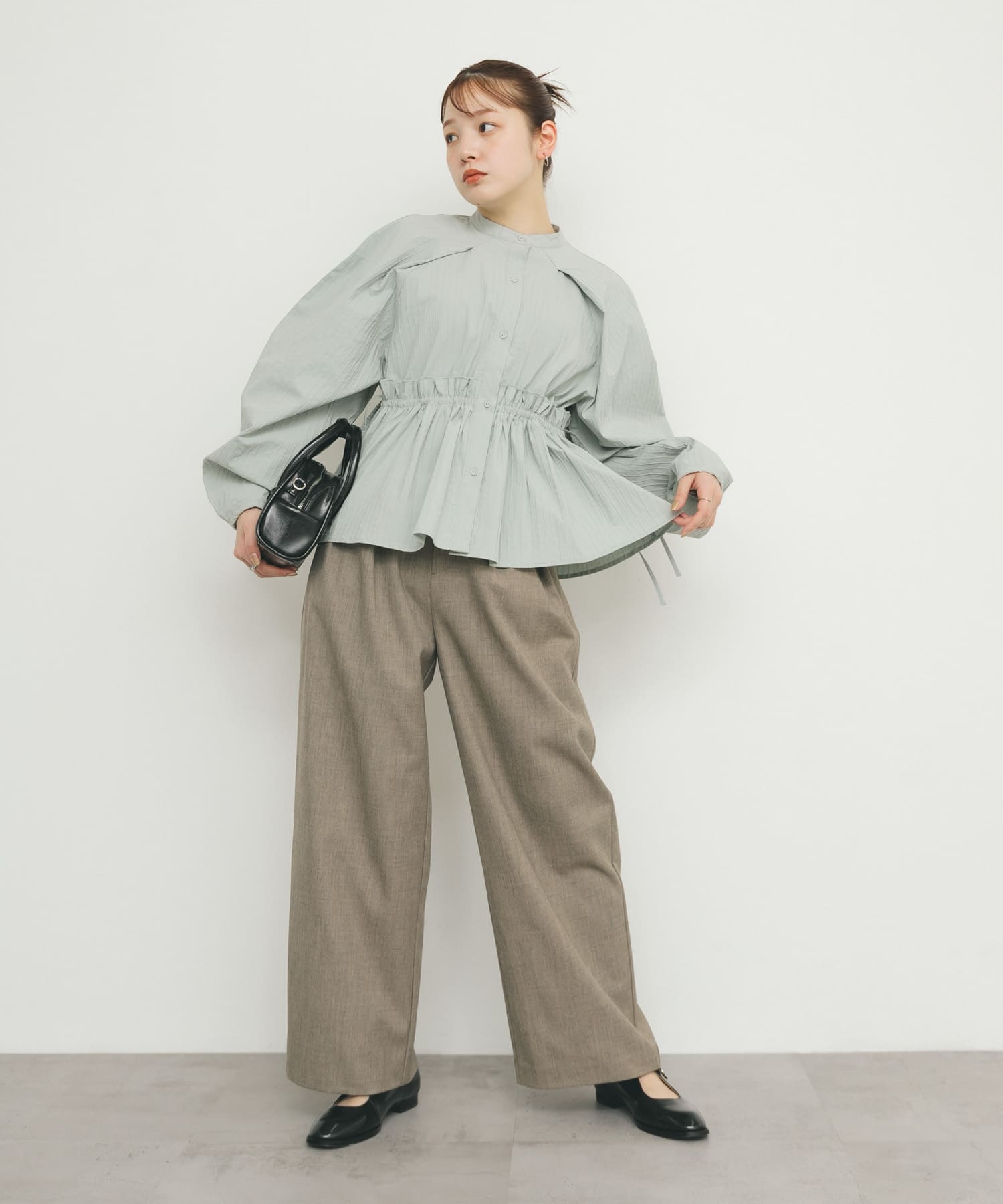 身長：160cm サイズ：one