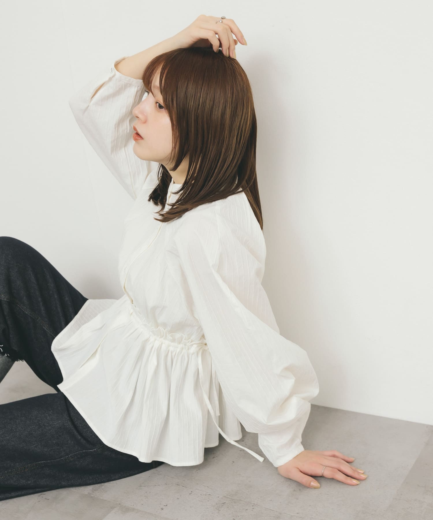 身長：160cm サイズ：one