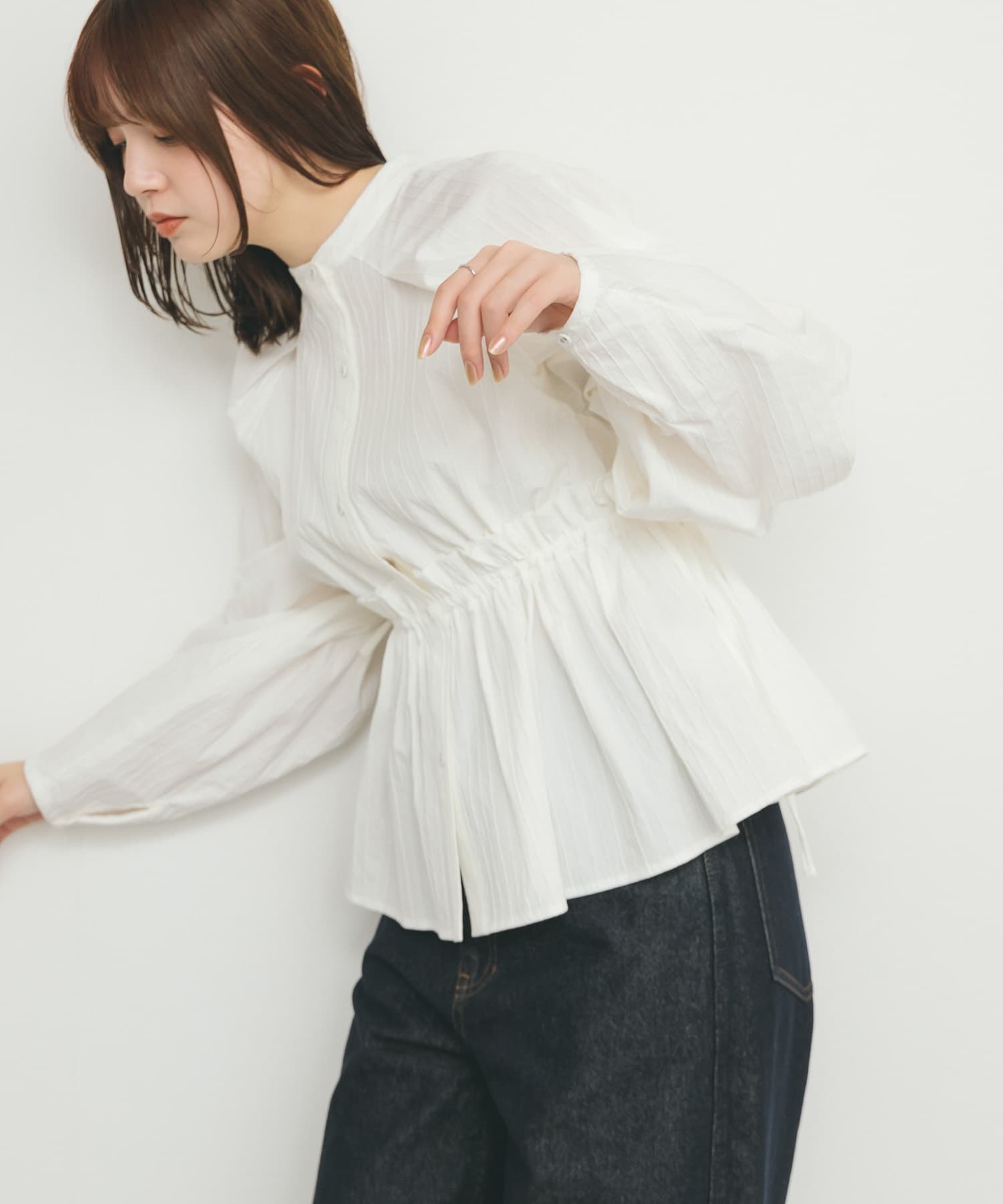 カーブスリーブペプラムブラウス(one OFF): トップス｜URBAN RESEARCH