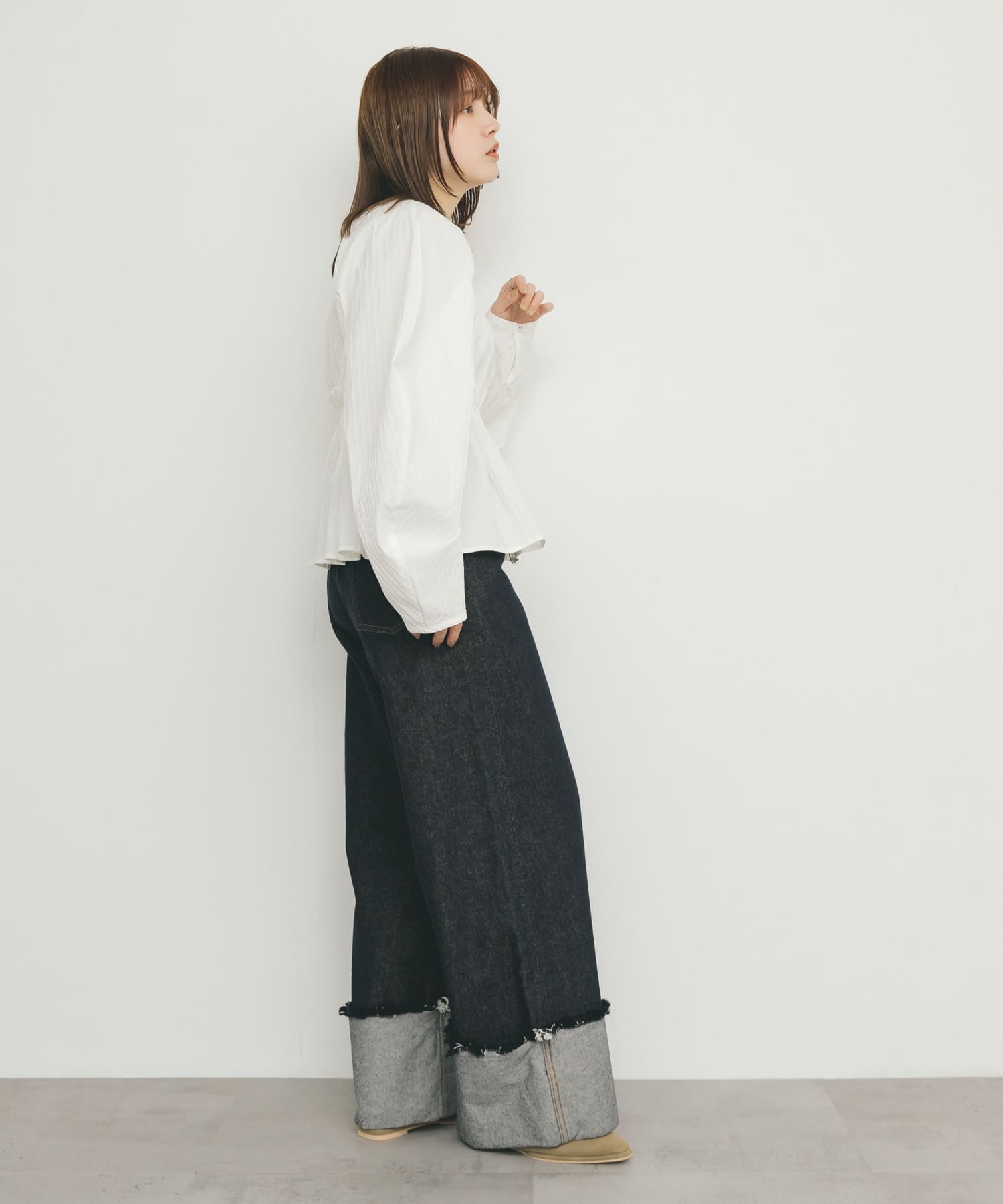 身長：160cm サイズ：one