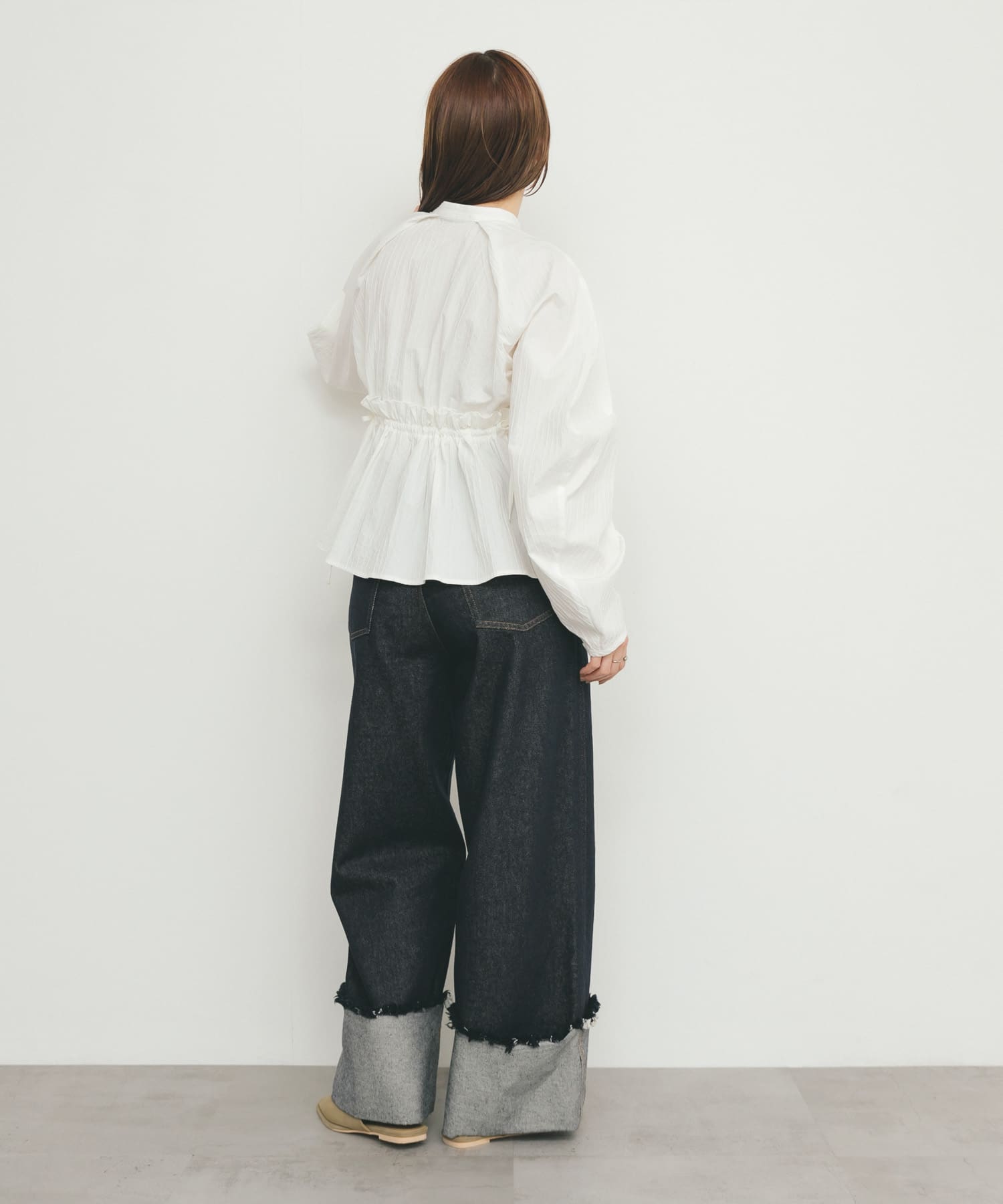 身長：160cm サイズ：one