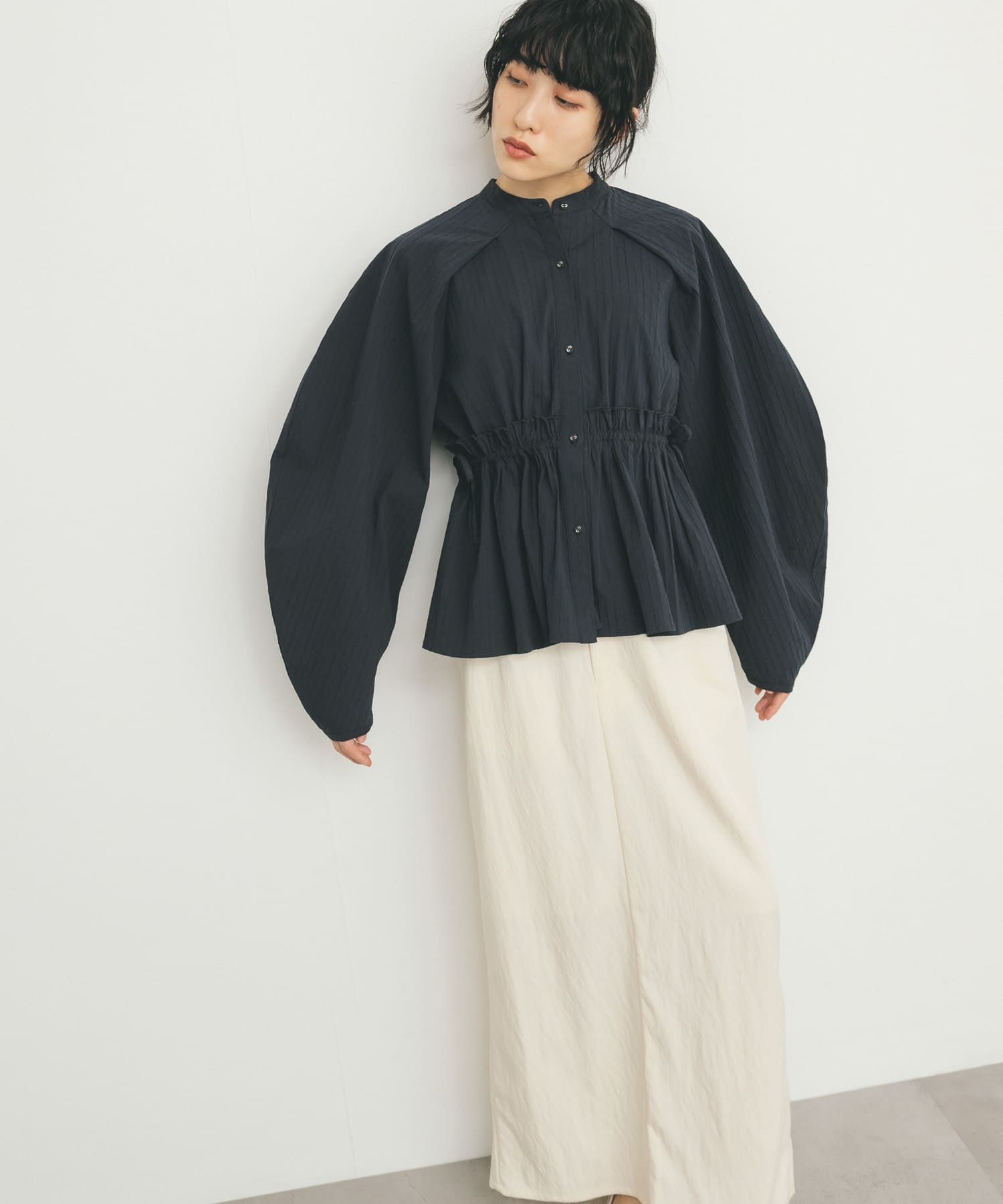 身長：160cm サイズ：one