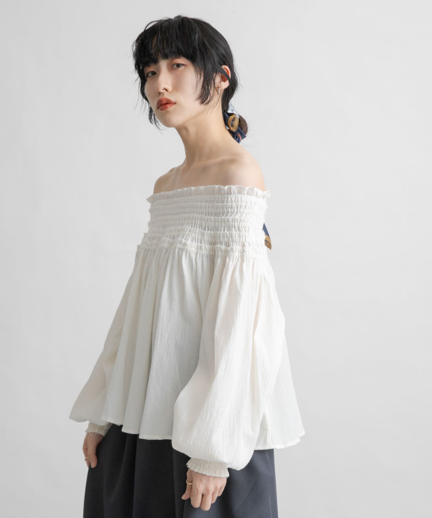 身長：160cm サイズ：one