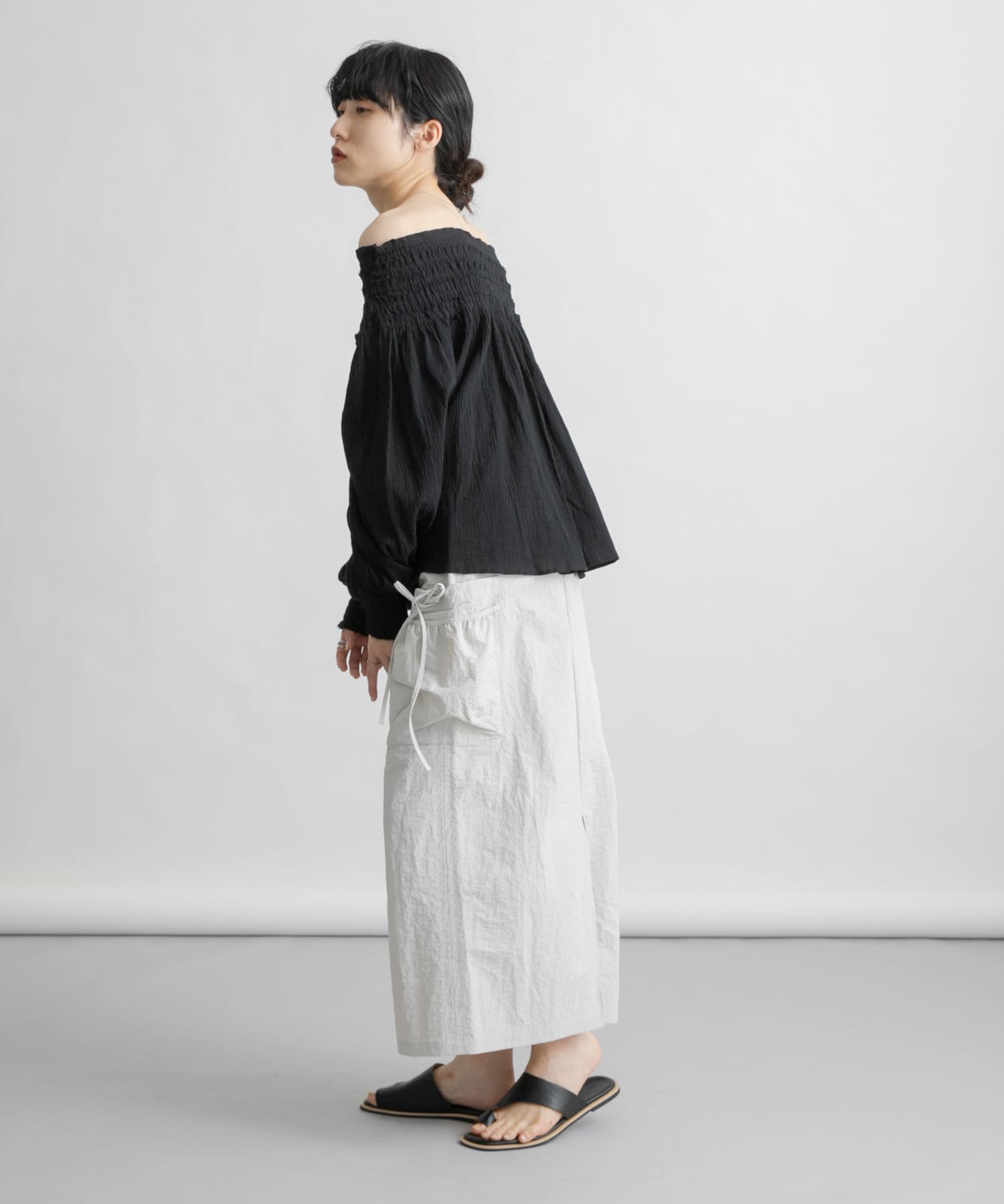 身長：160cm サイズ：one