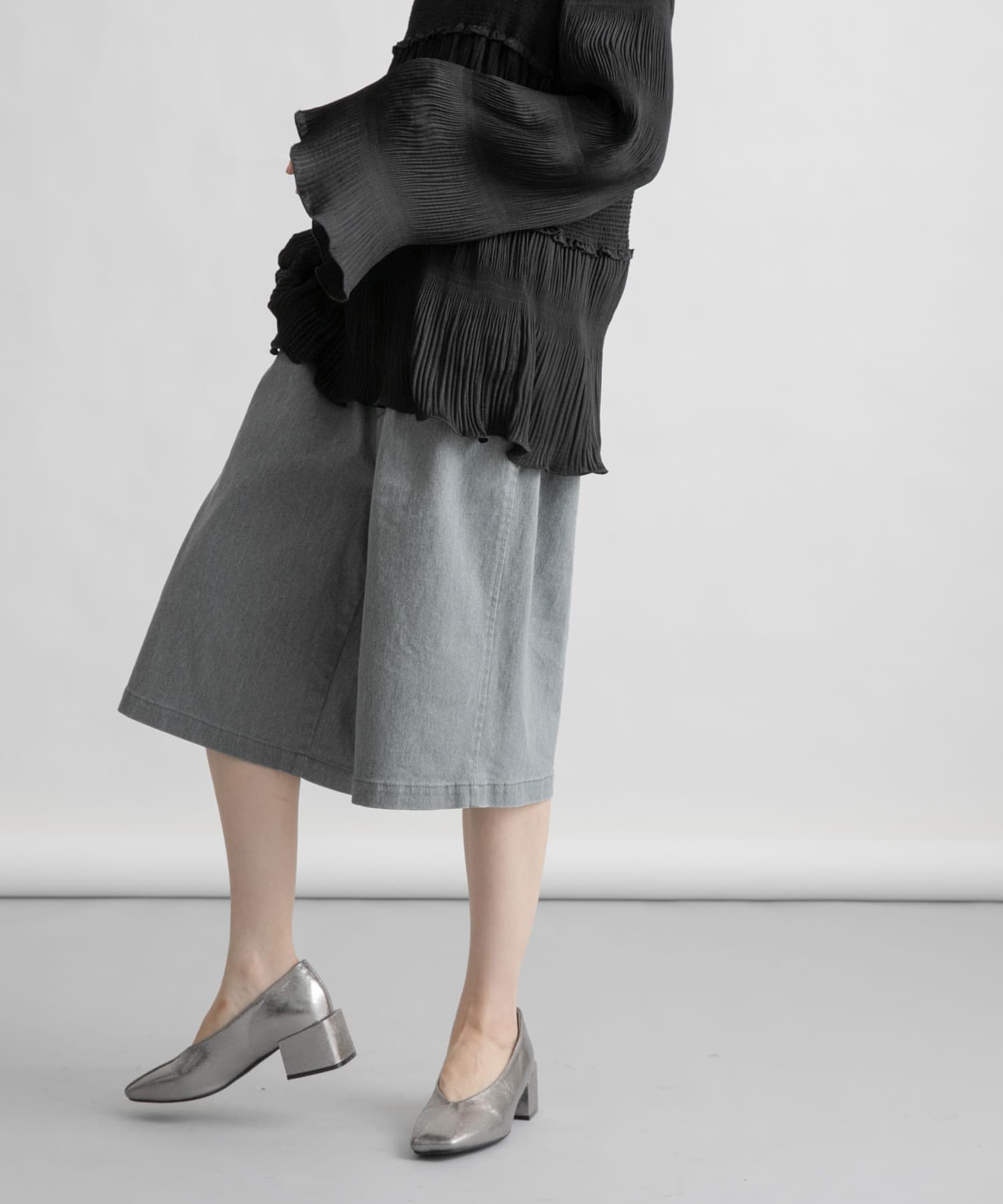 ウォッシュドハーフパンツ