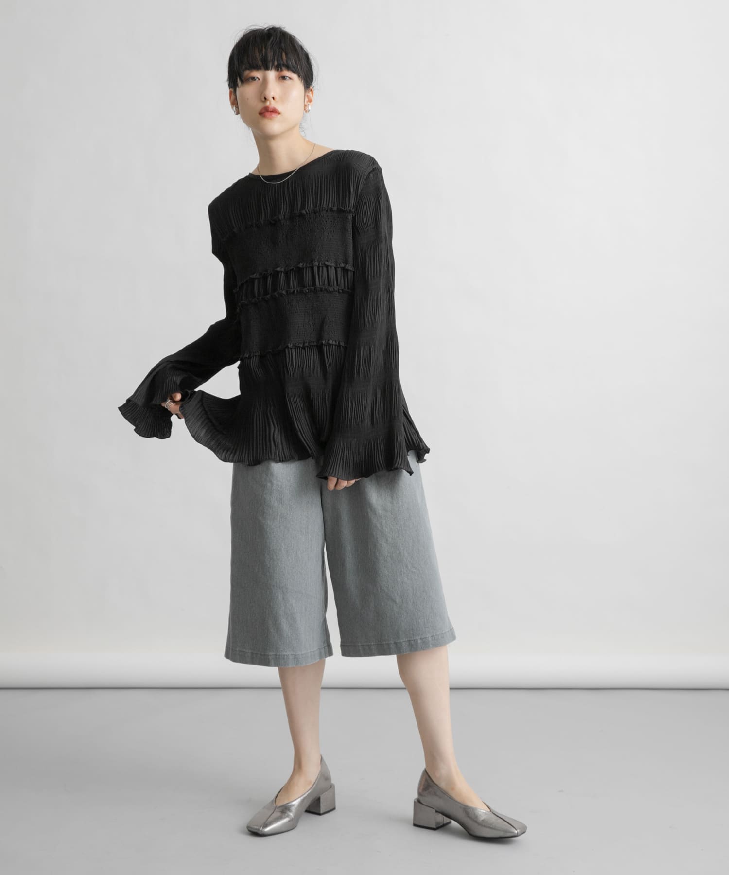 身長：160cm サイズ：one