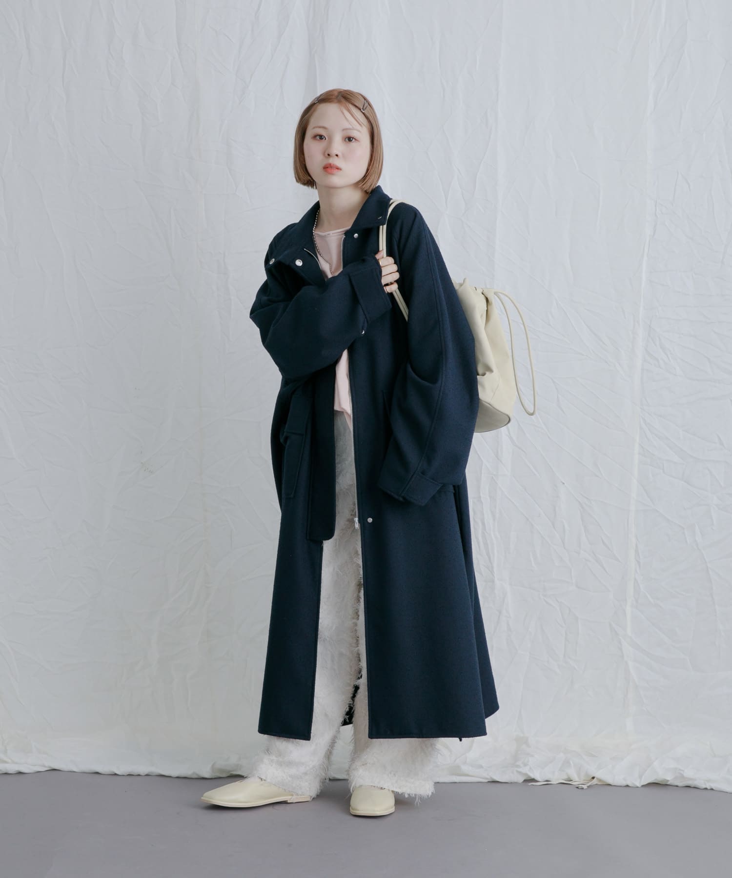 身長：153cm サイズ：one