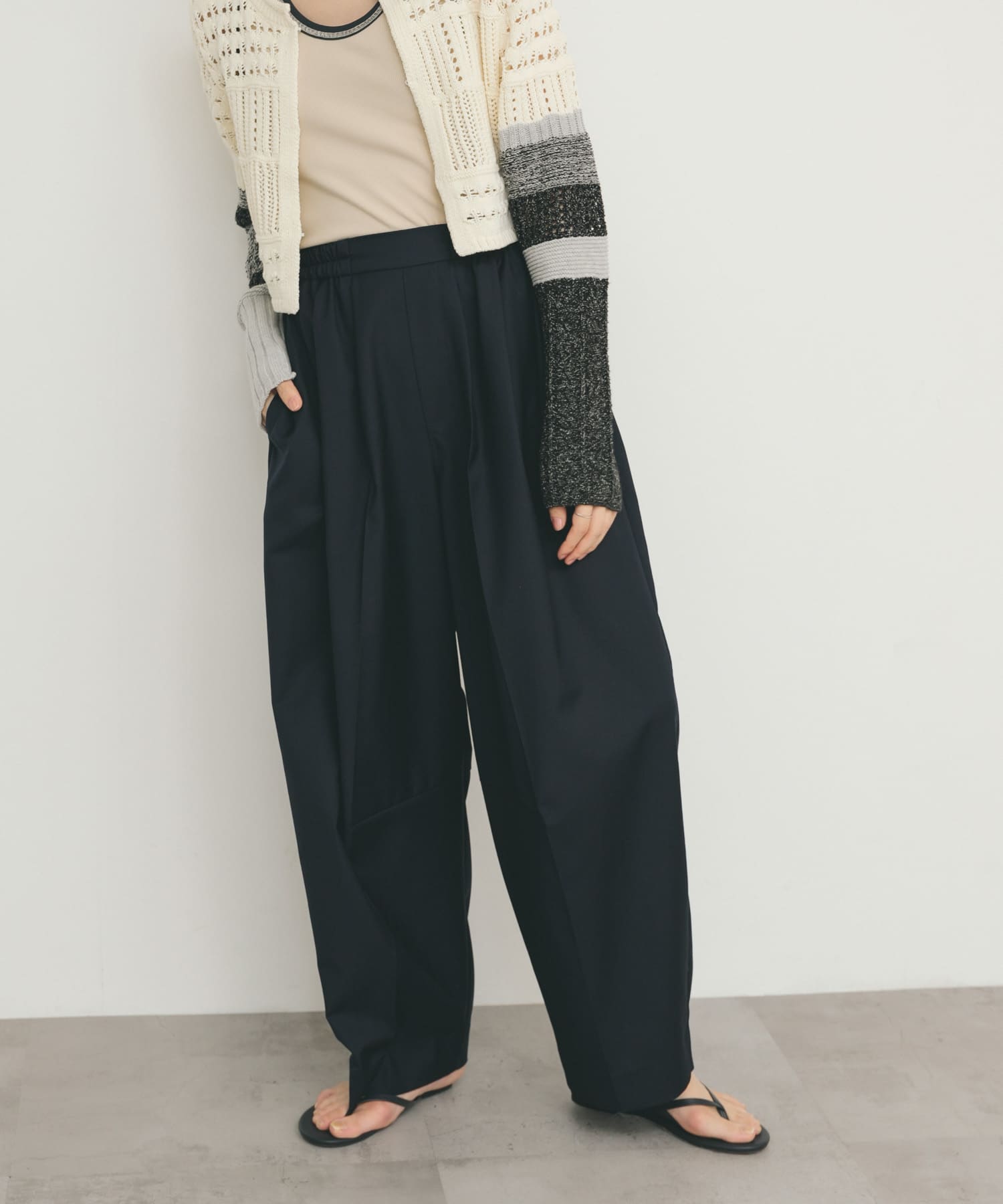 身長：160cm サイズ：one