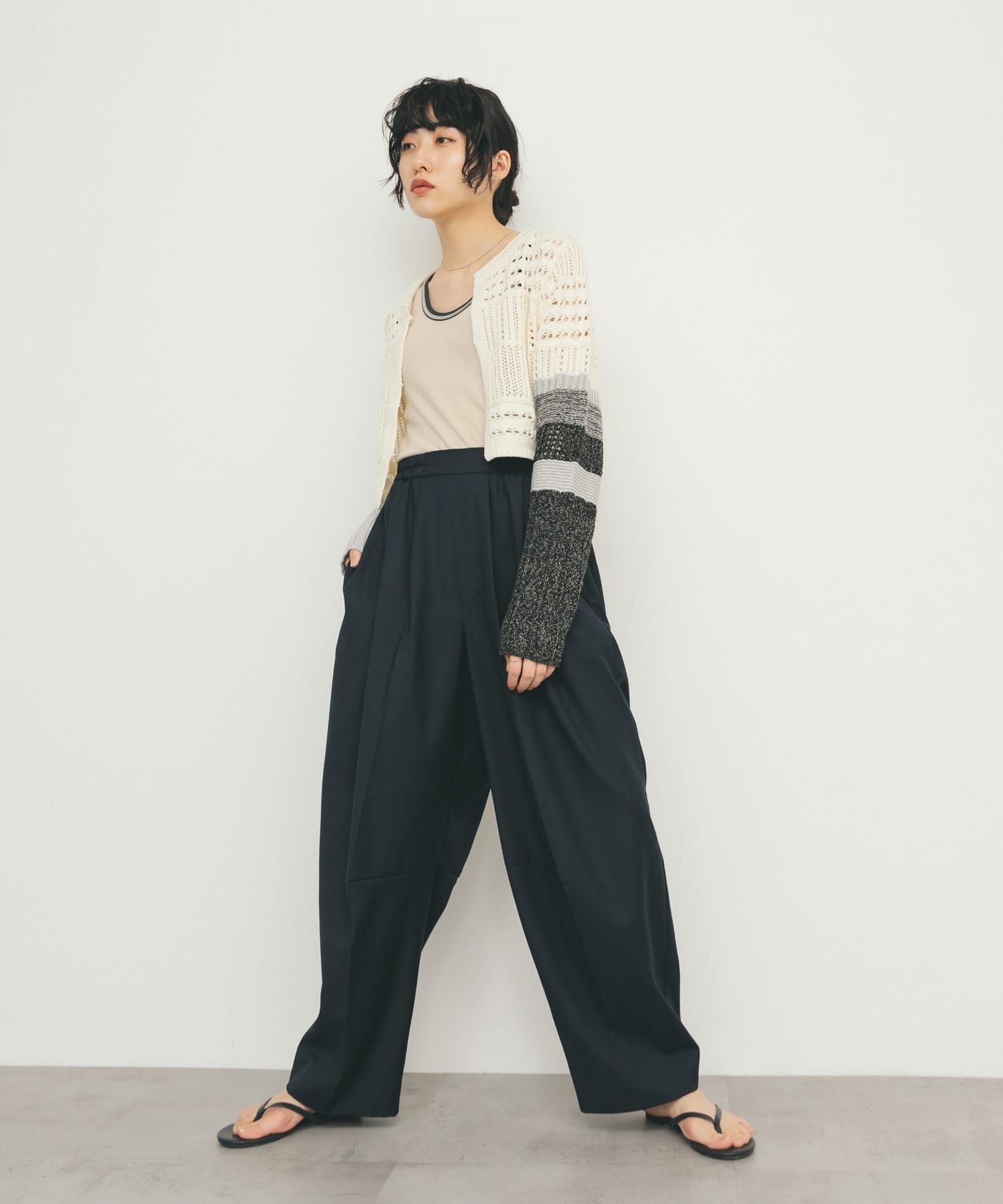 身長：160cm サイズ：one