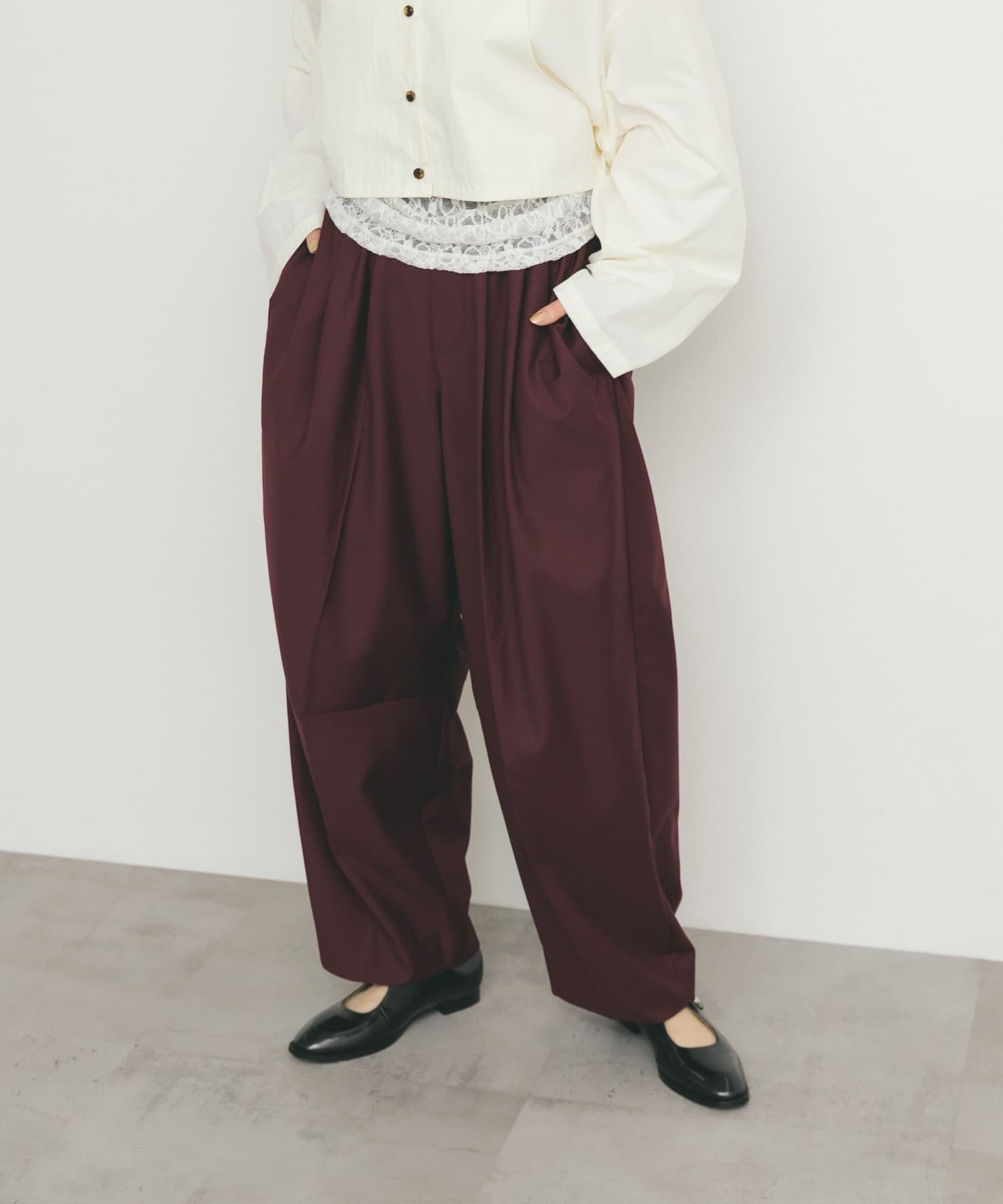 身長：160cm サイズ：one