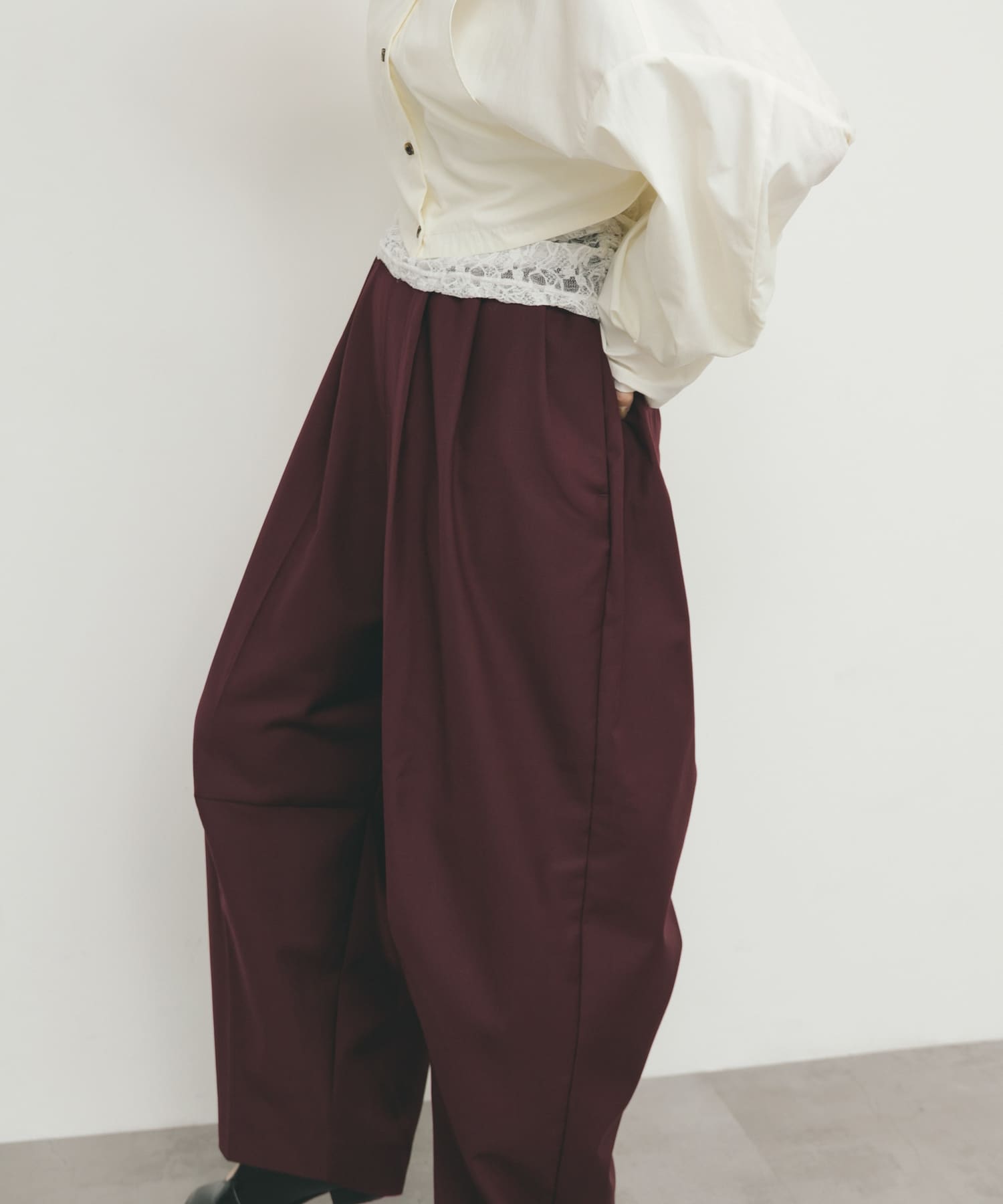 身長：160cm サイズ：one