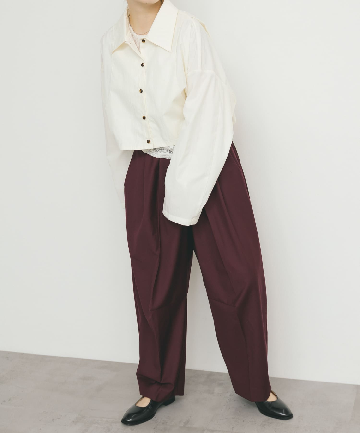 身長：160cm サイズ：one