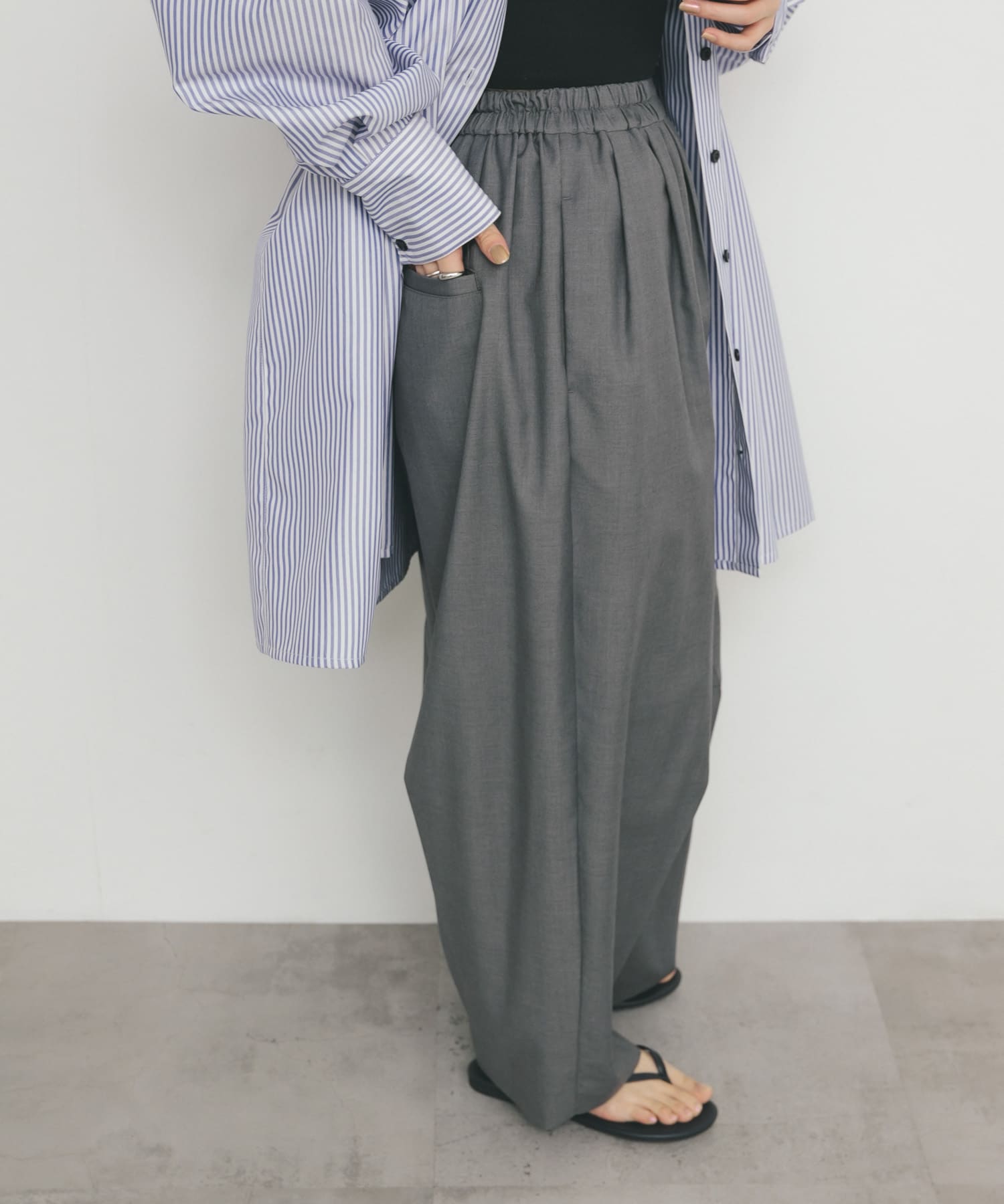 身長：160cm サイズ：one