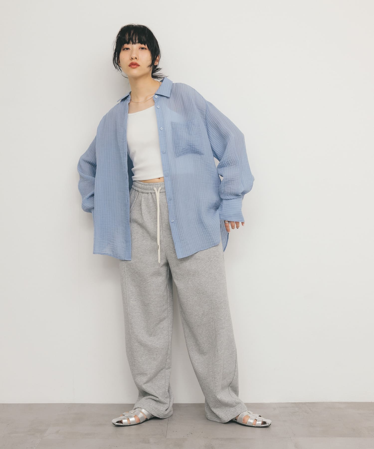 身長：160cm サイズ：one