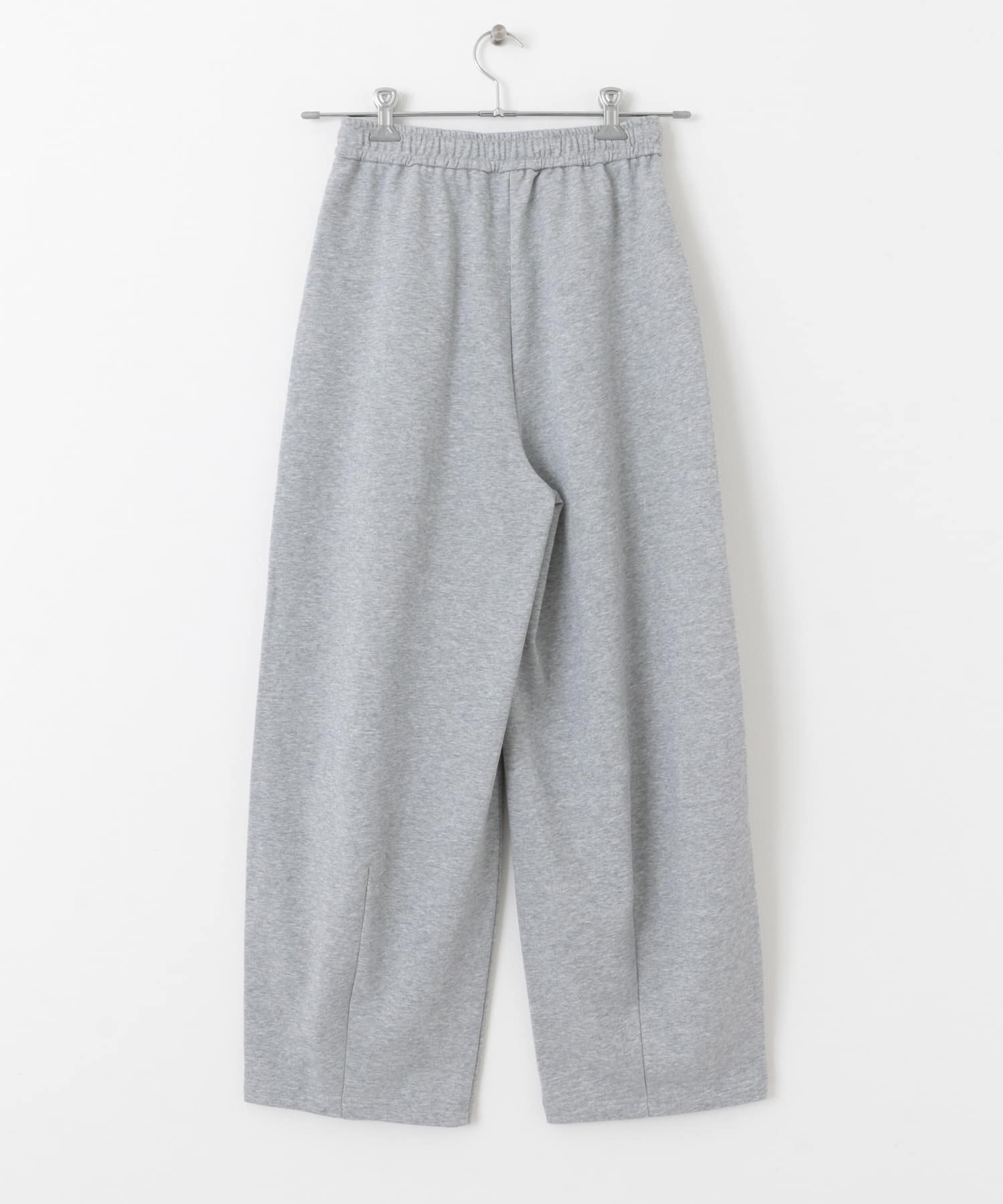 カーブスウェットパンツ TOP GRAY one