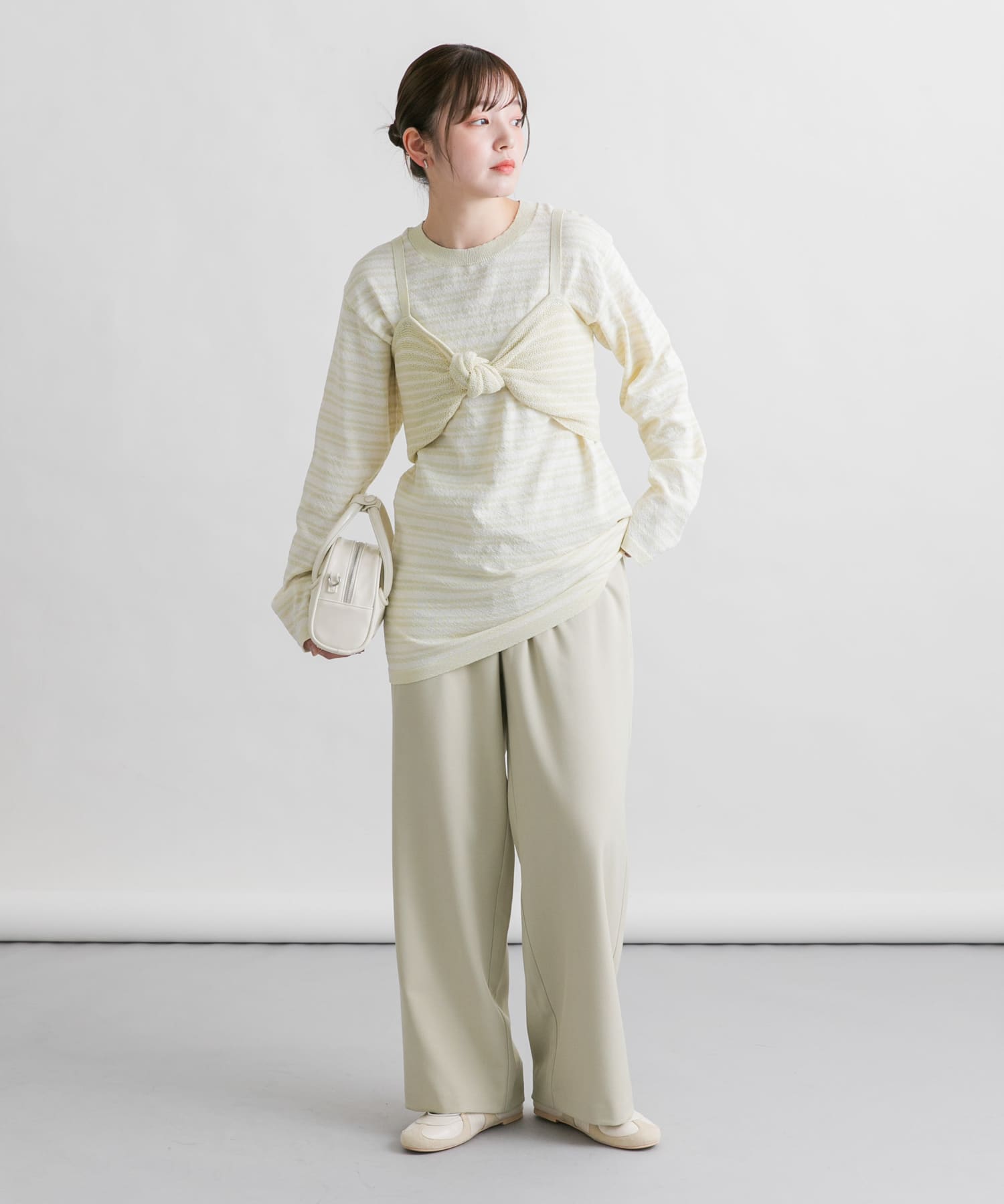 身長：160cm サイズ：one