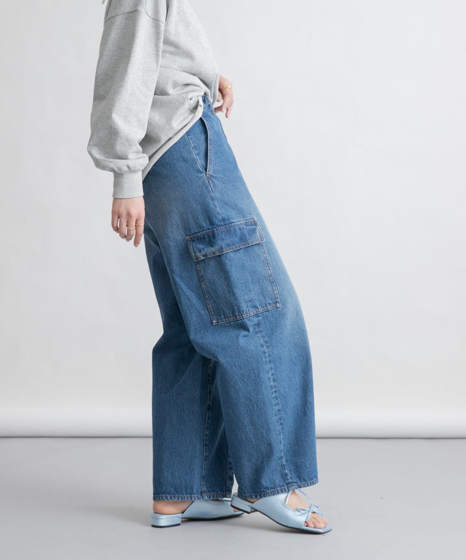 026STUDIOS カーゴデニム cargo denim ワイドパンツ ジーンズ Giza 