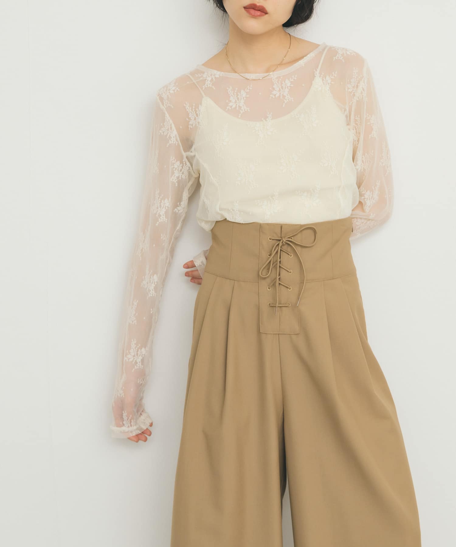 身長：160cm サイズ：36