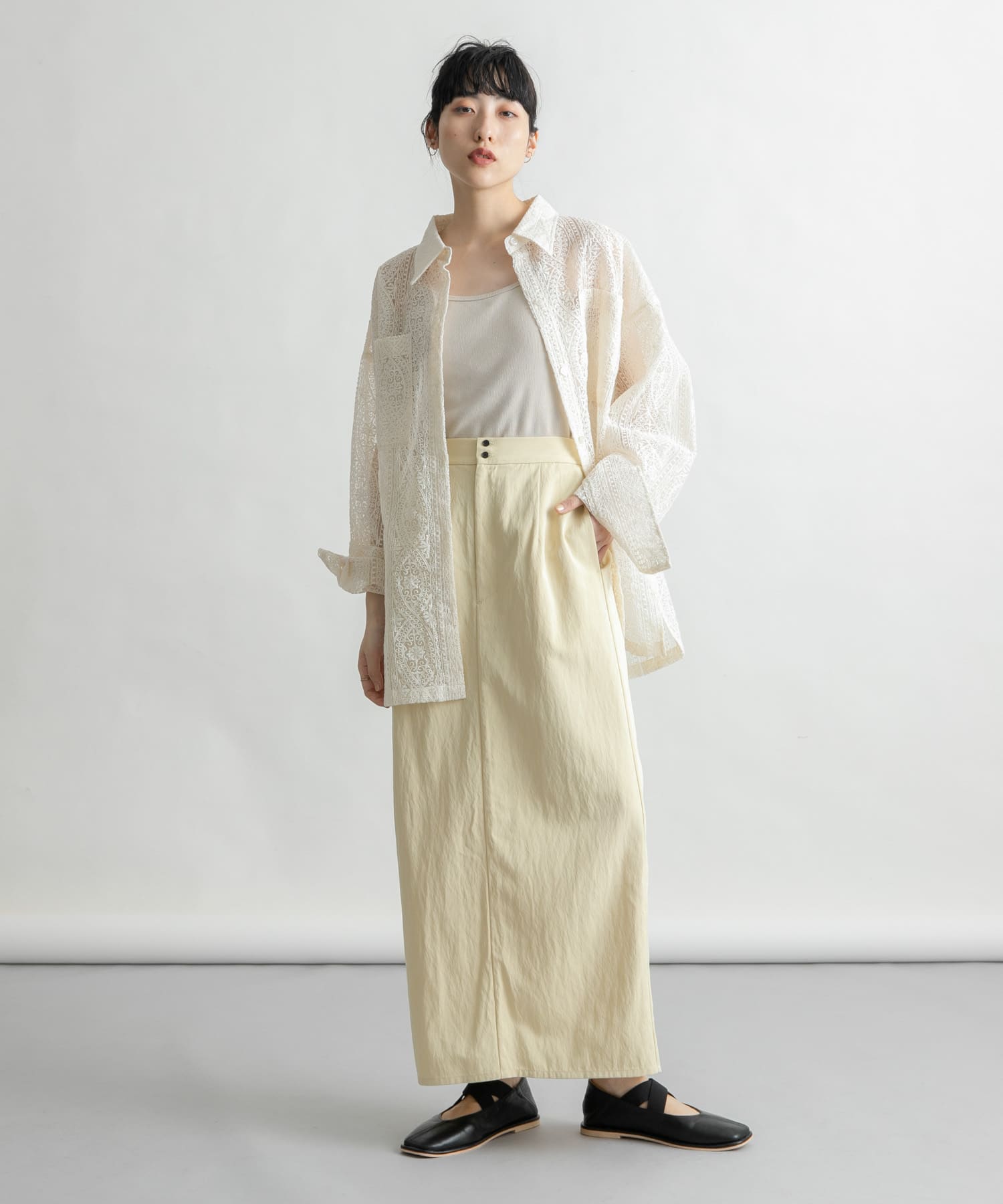 身長：160cm サイズ：one