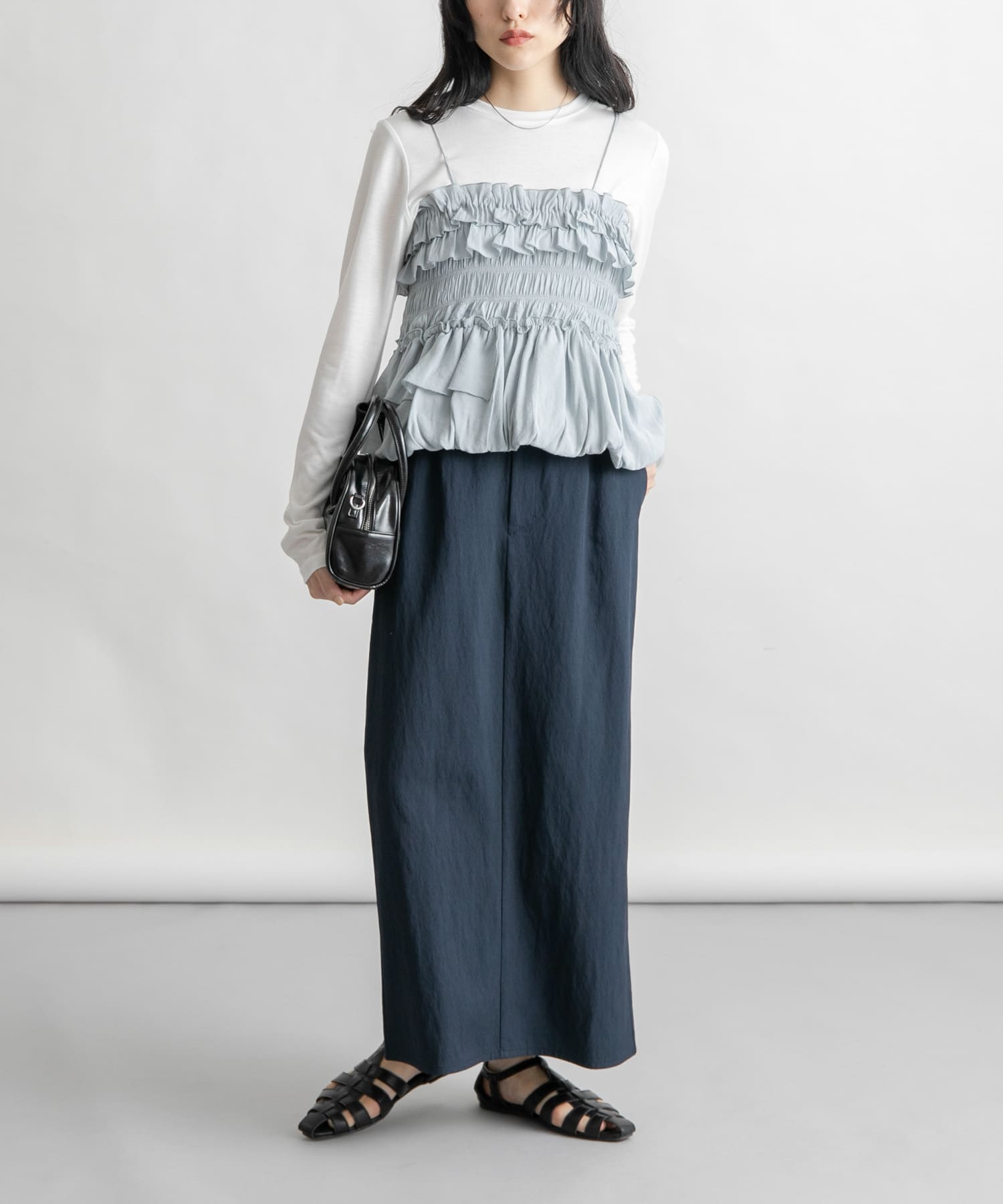 身長：160cm サイズ：one